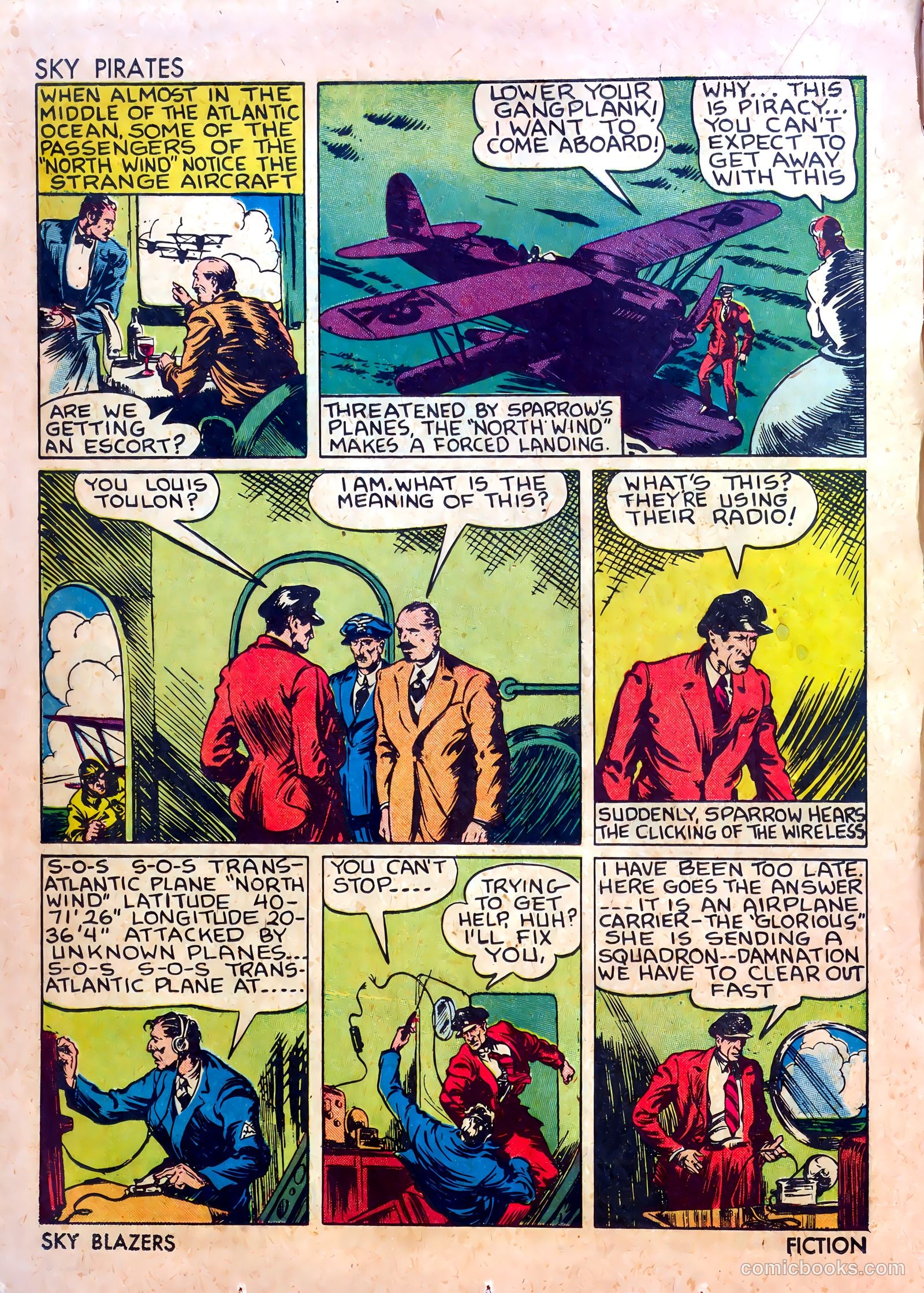 Sky Blazers #1 (1940) — page 32 of 68