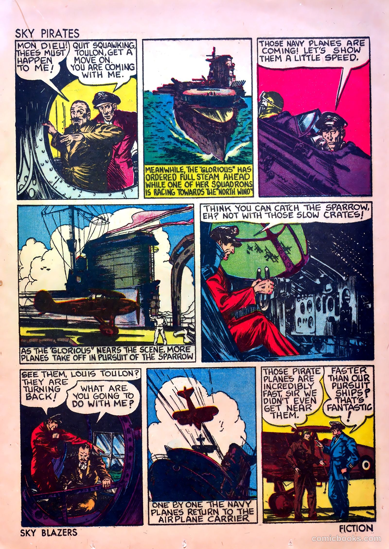 Sky Blazers #1 (1940) — page 33 of 68