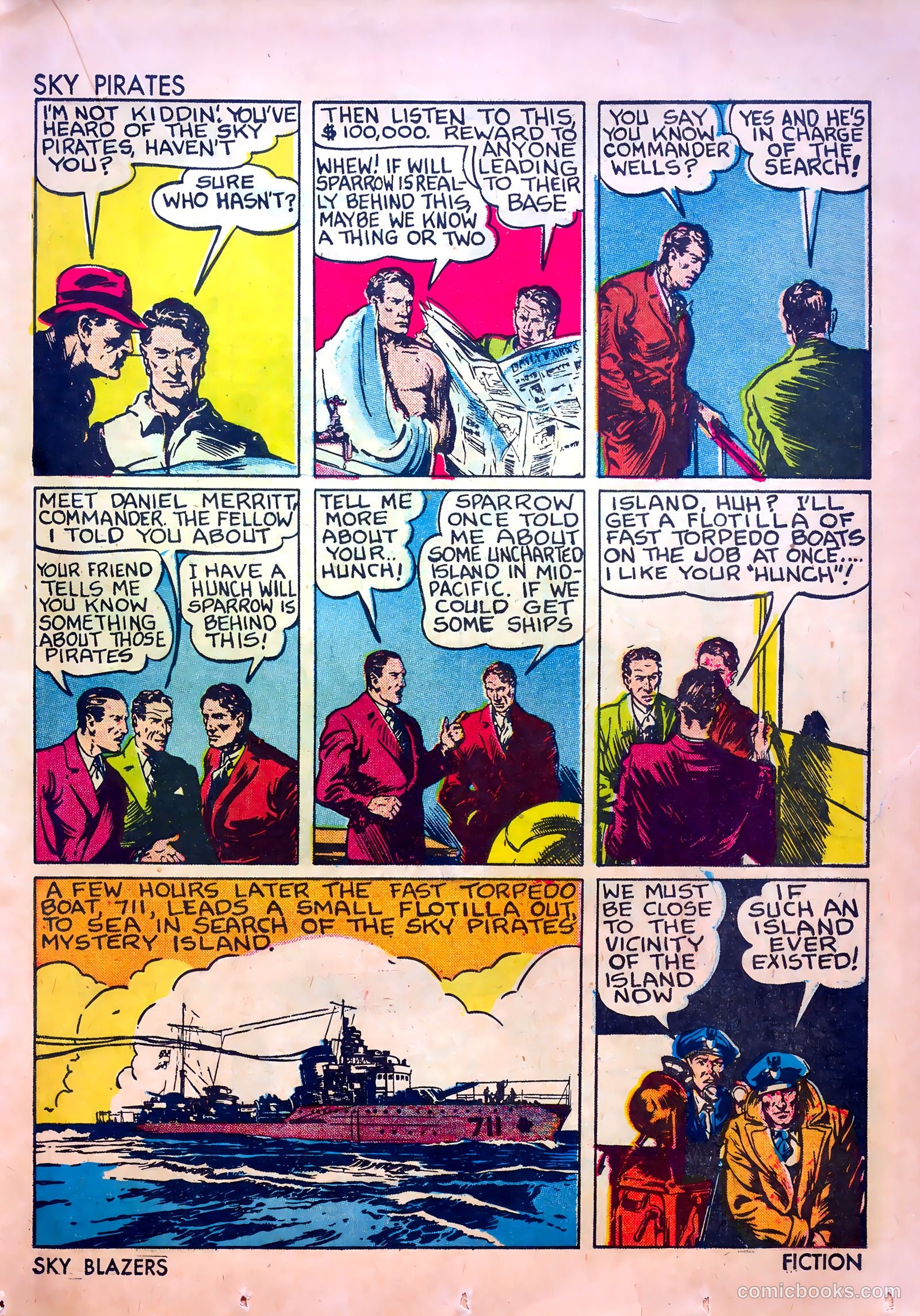 Sky Blazers #1 (1940) — page 35 of 68