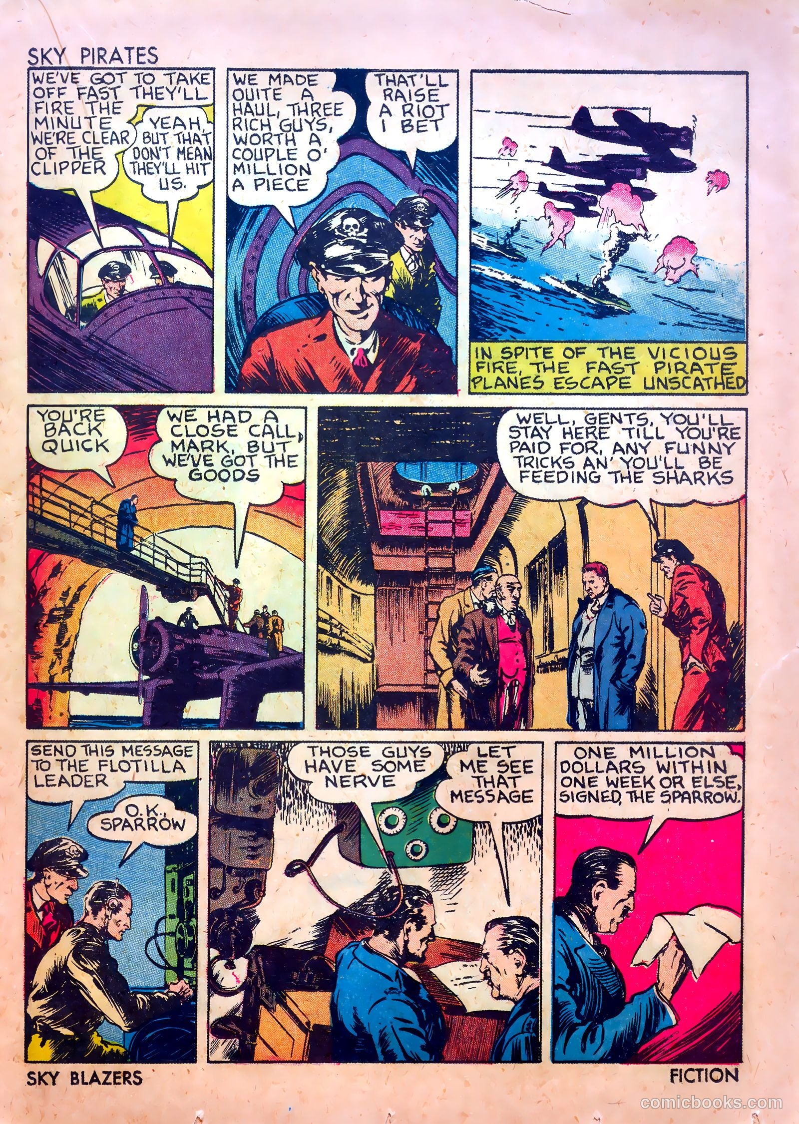 Sky Blazers #1 (1940) — page 37 of 68