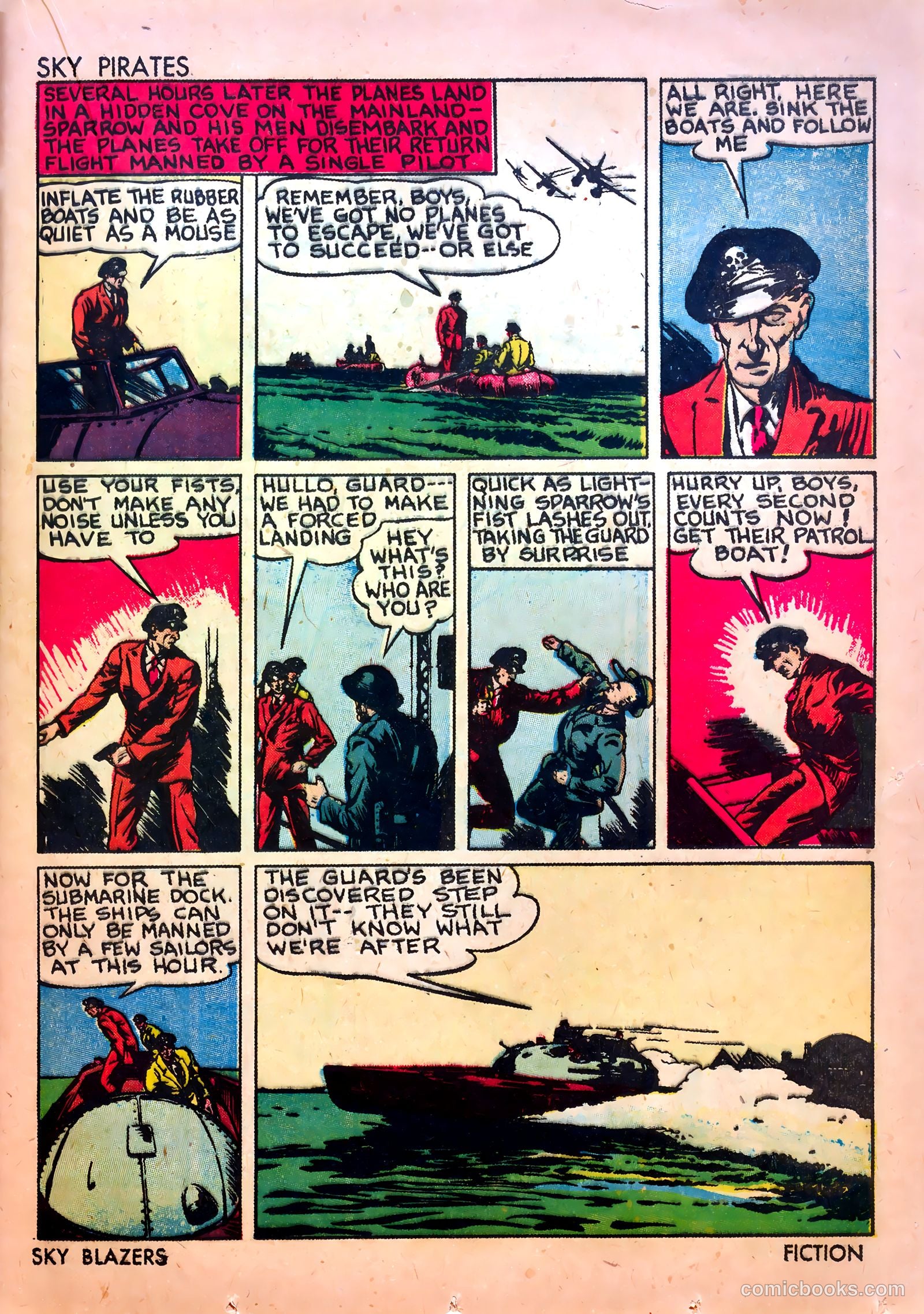 Sky Blazers #1 (1940) — page 39 of 68