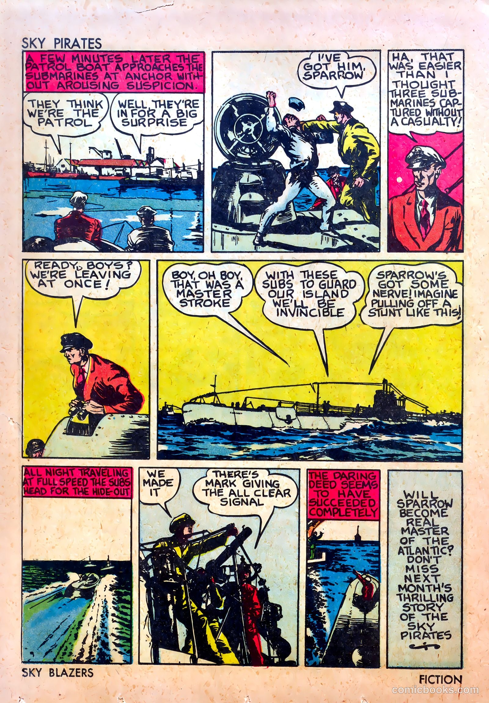 Sky Blazers #1 (1940) — page 40 of 68