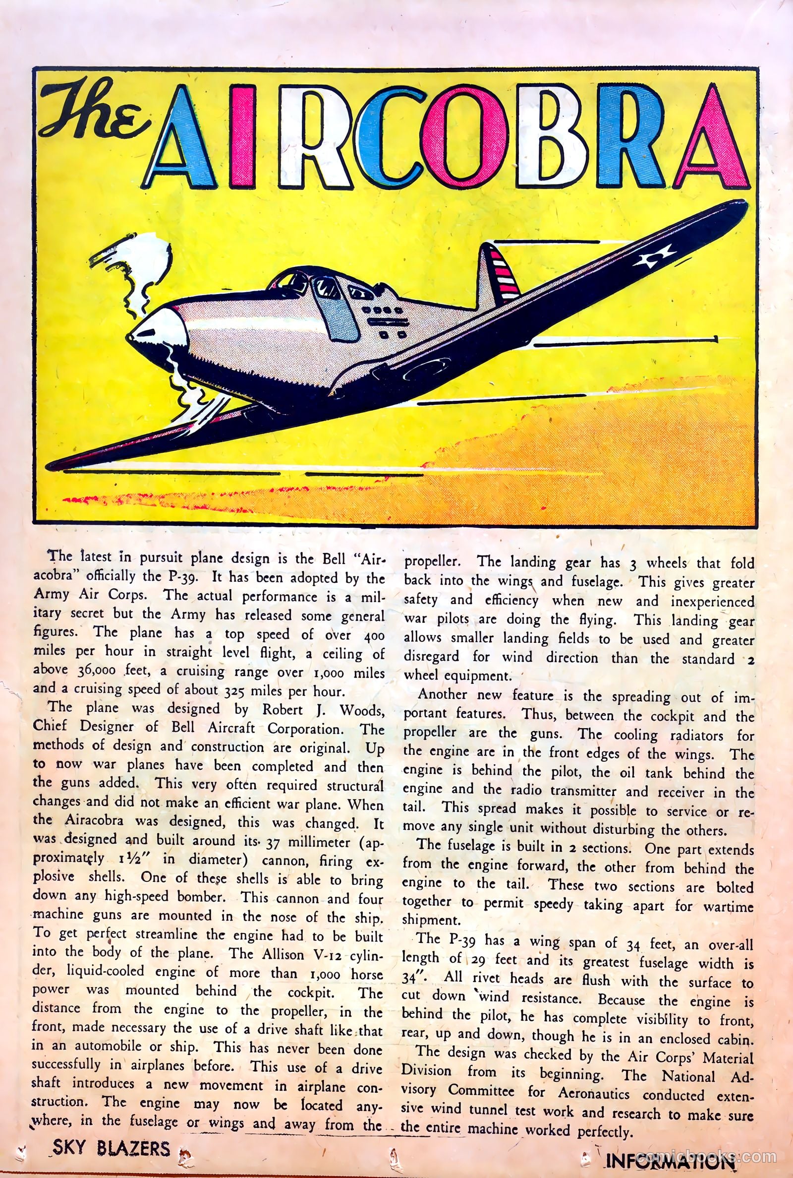 Sky Blazers #1 (1940) — page 42 of 68