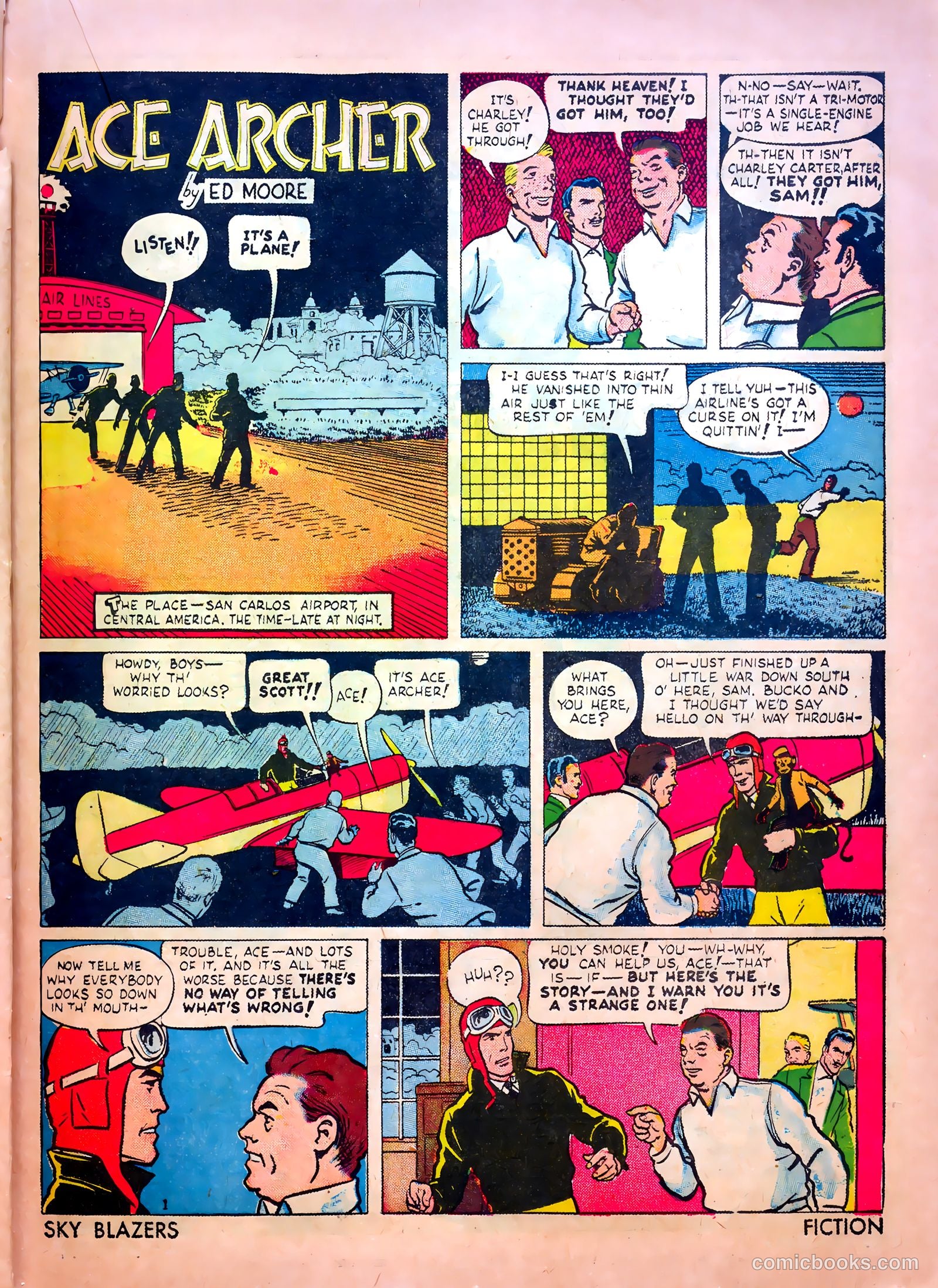 Sky Blazers #1 (1940) — page 43 of 68
