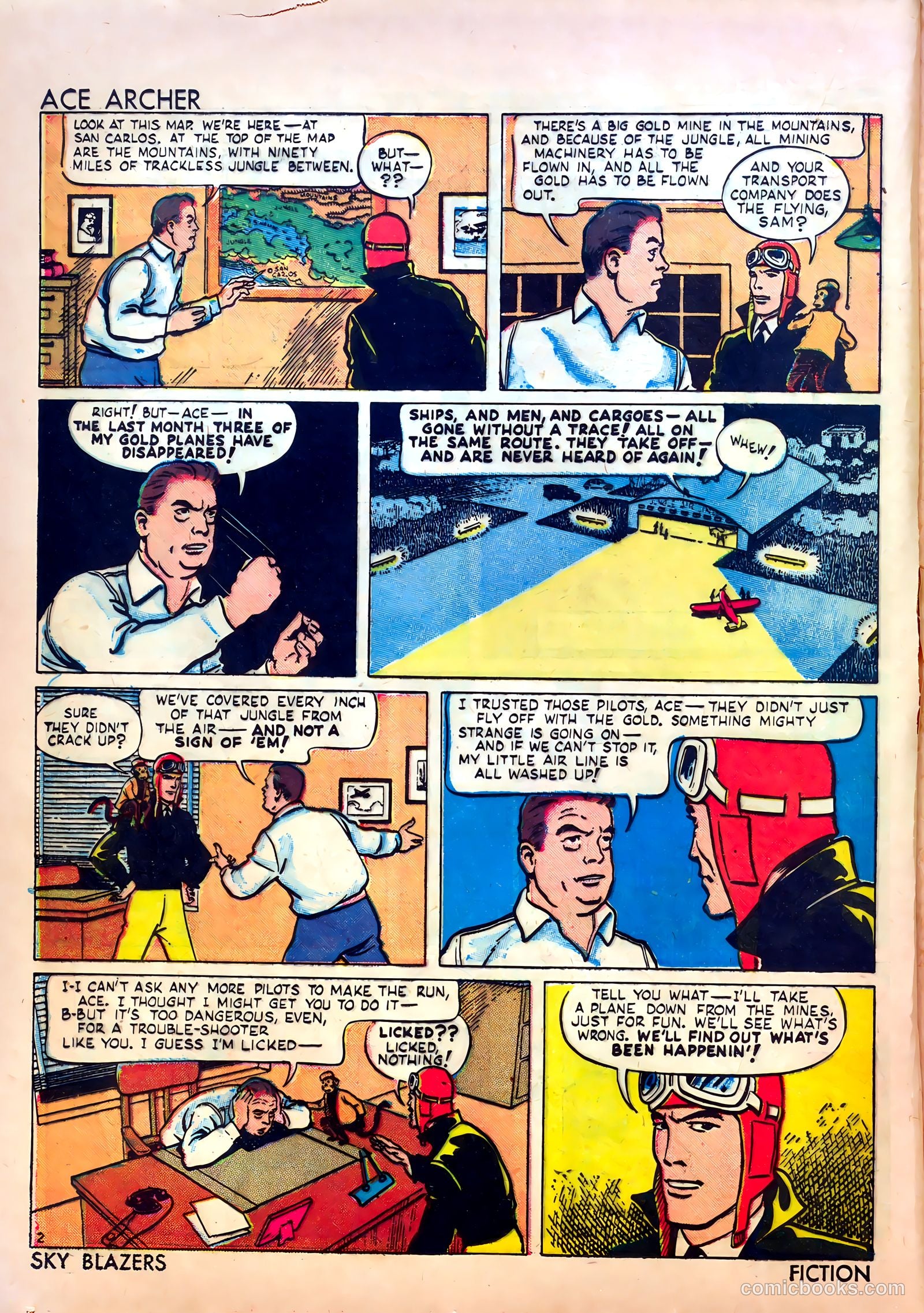 Sky Blazers #1 (1940) — page 44 of 68