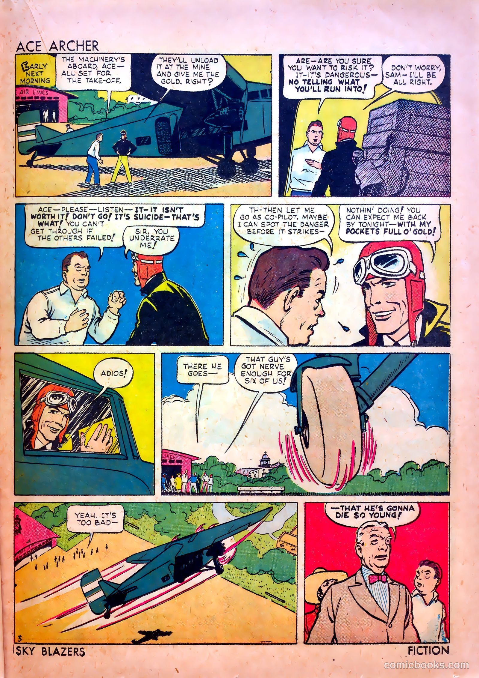 Sky Blazers #1 (1940) — page 45 of 68