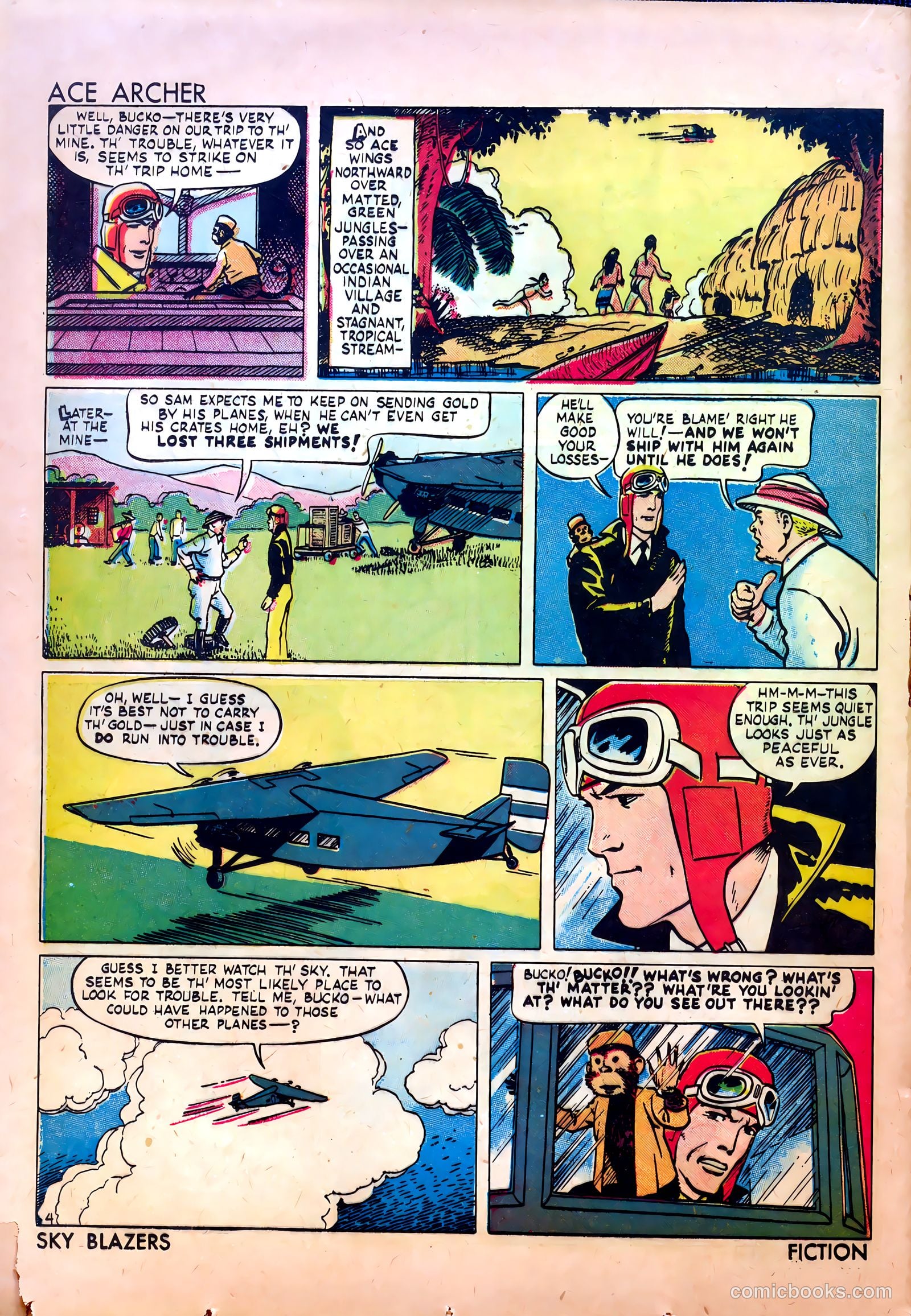 Sky Blazers #1 (1940) — page 46 of 68
