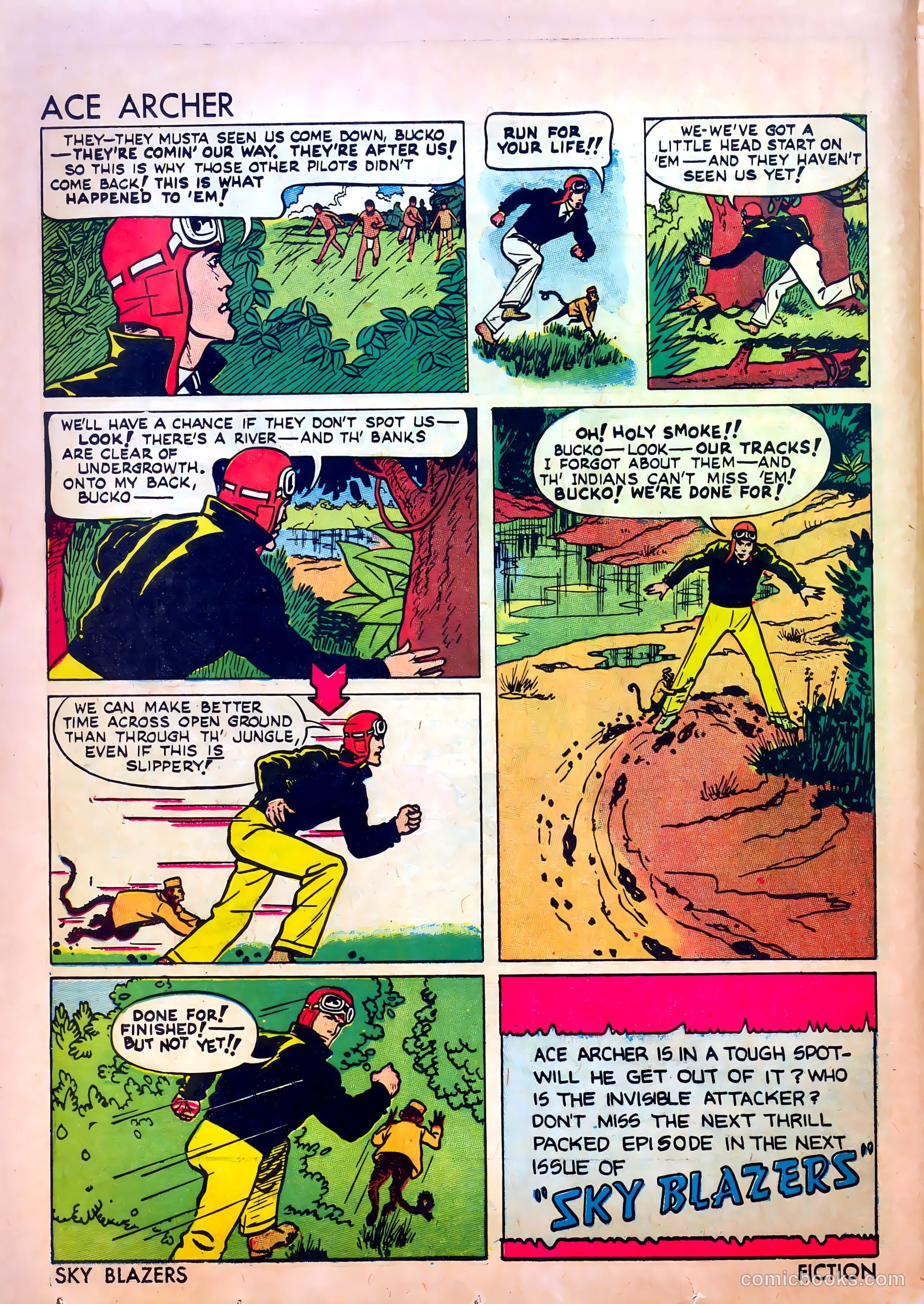 Sky Blazers #1 (1940) — page 50 of 68