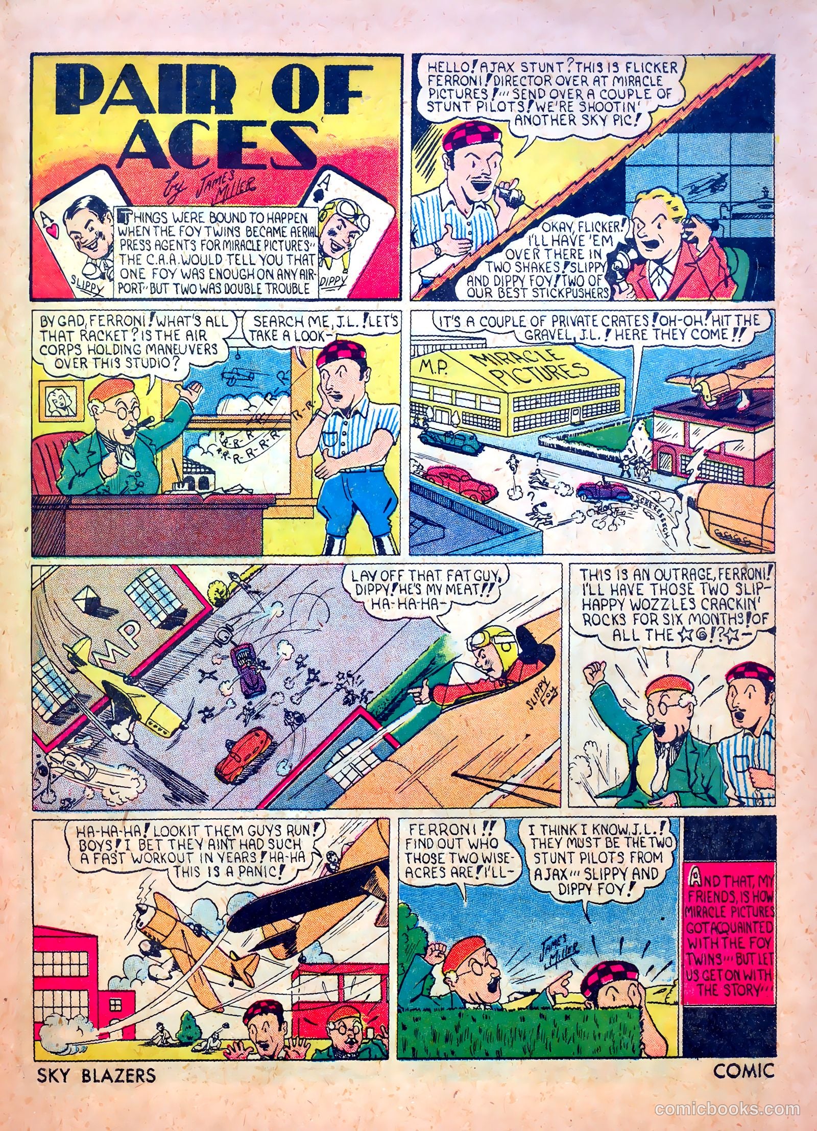 Sky Blazers #1 (1940) — page 53 of 68
