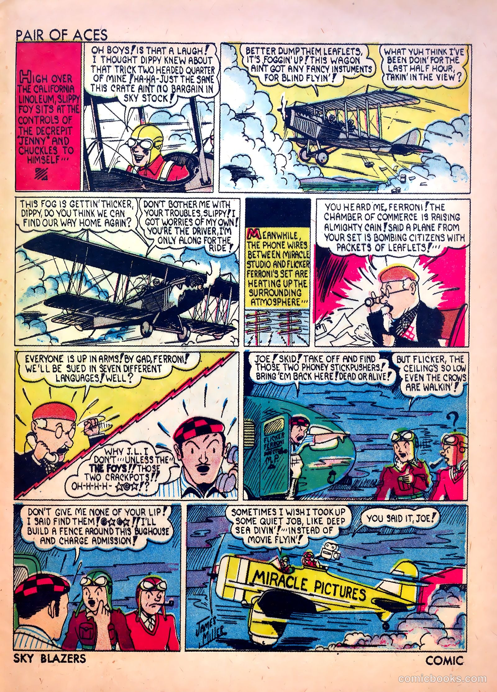 Sky Blazers #1 (1940) — page 55 of 68