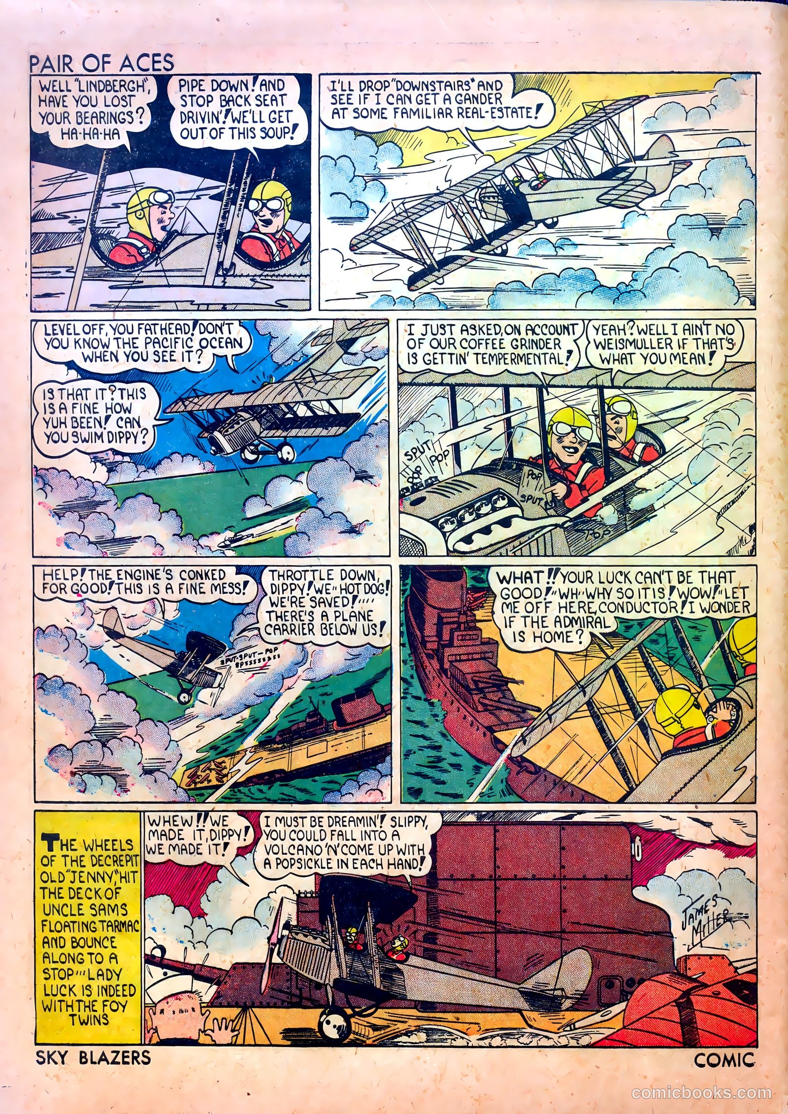 Sky Blazers #1 (1940) — page 56 of 68