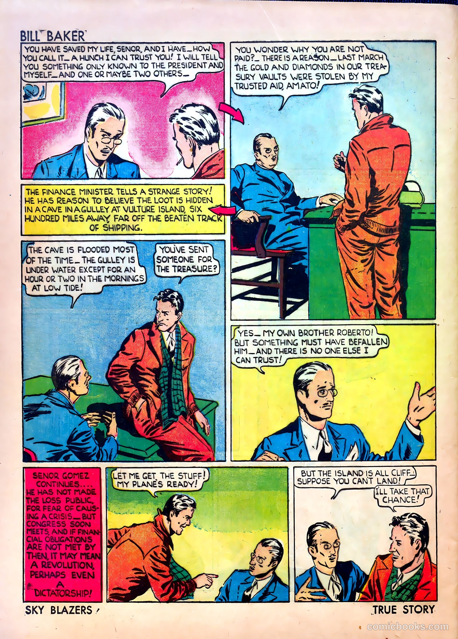Sky Blazers #1 (1940) — page 60 of 68