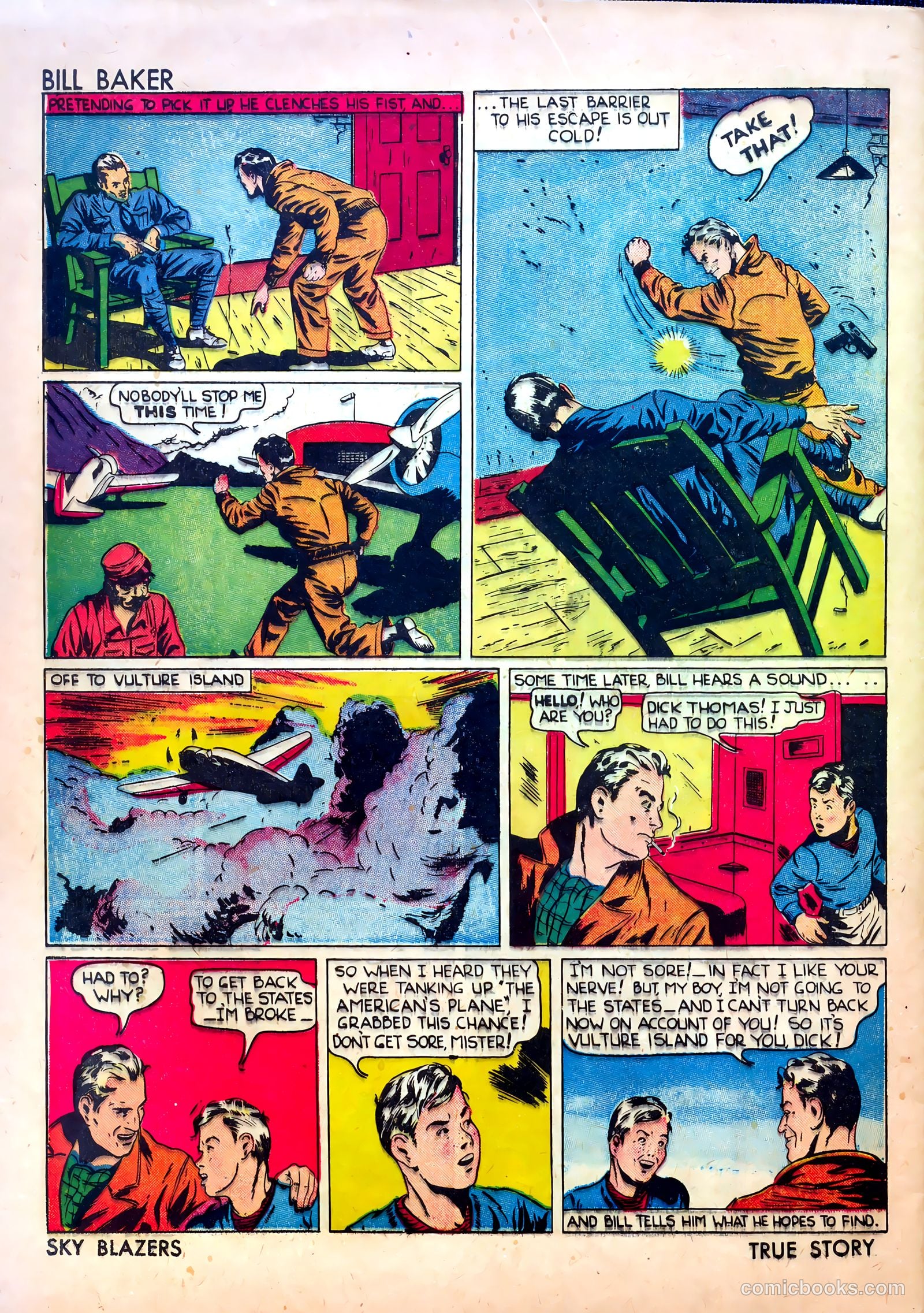 Sky Blazers #1 (1940) — page 62 of 68