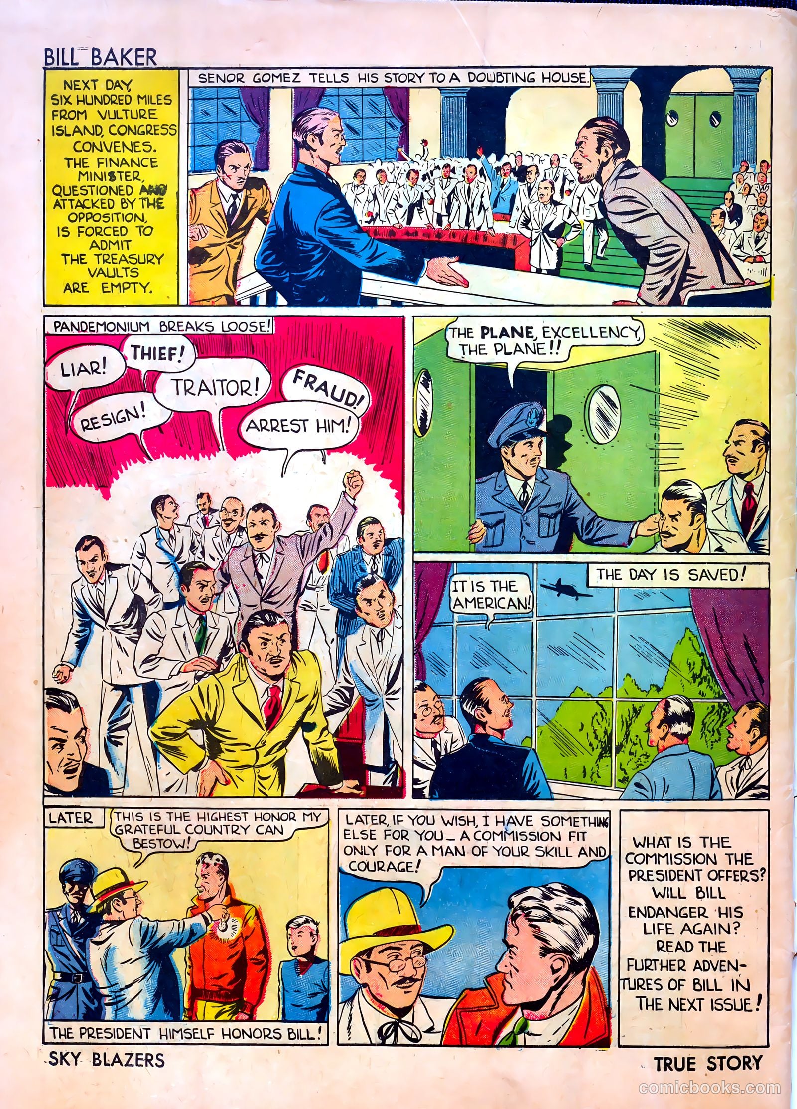 Sky Blazers #1 (1940) — page 66 of 68