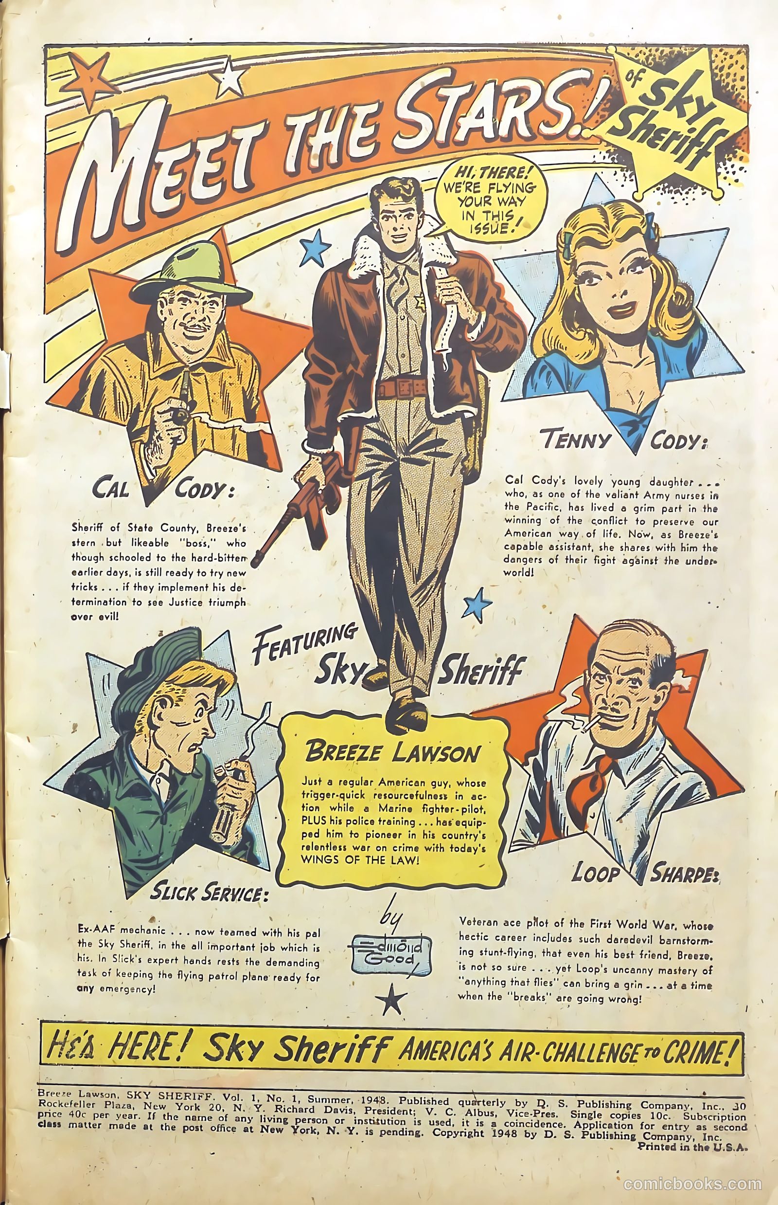 Sky Sheriff #1 (1948) — page 3 of 52
