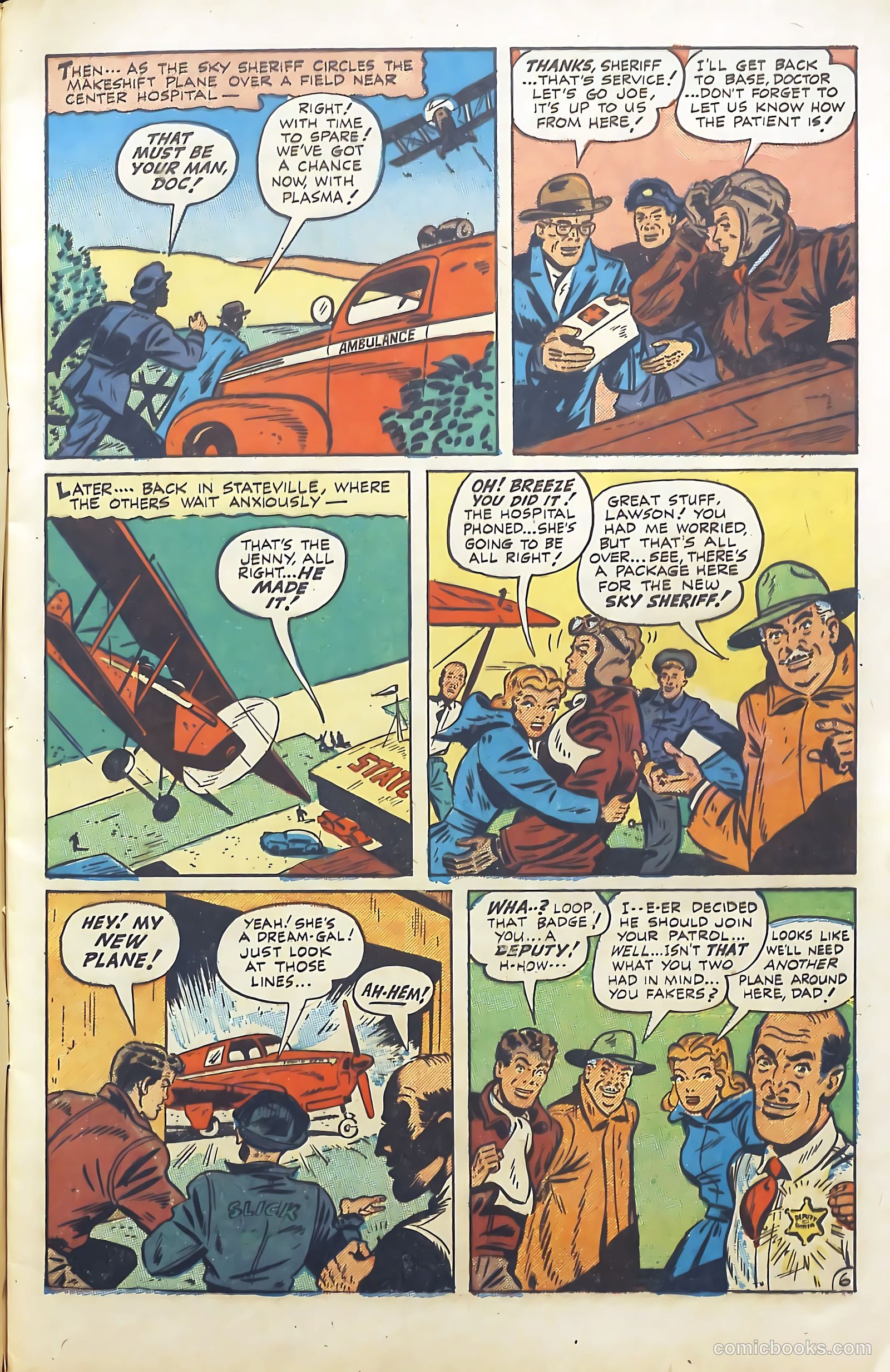 Sky Sheriff #1 (1948) — page 9 of 52