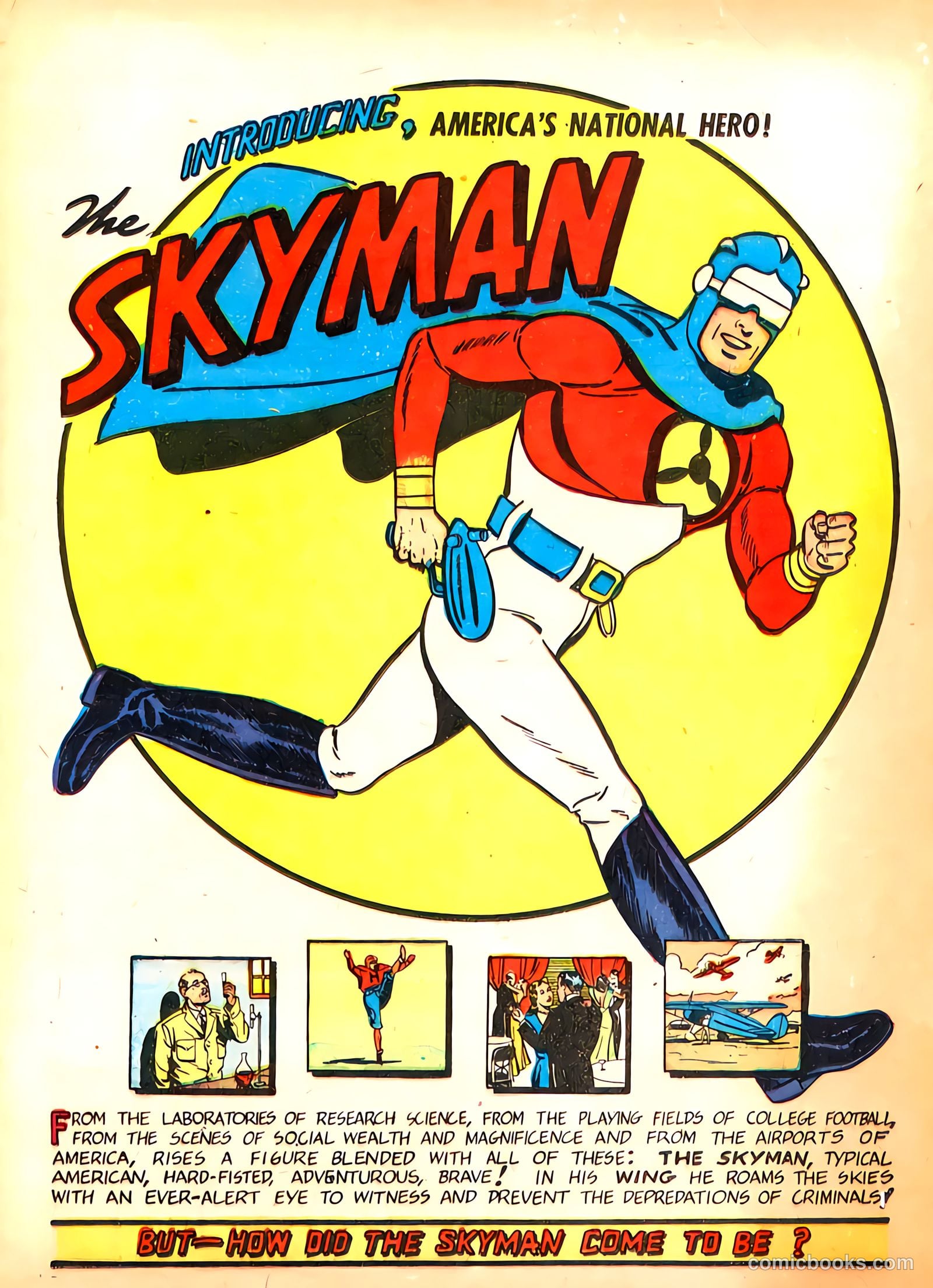 Skyman #1 (1941) — page 3 of 68