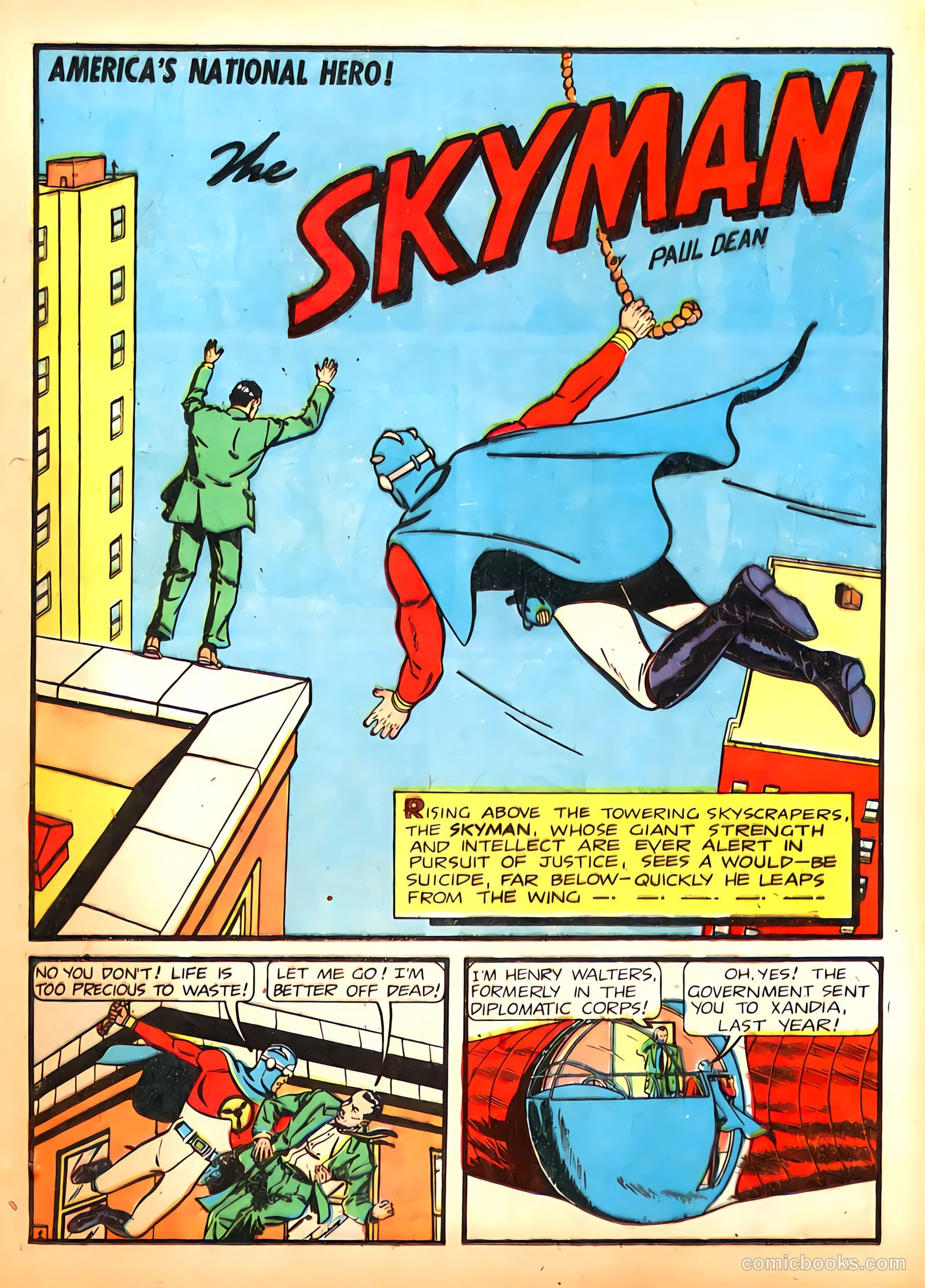 Skyman #1 (1941) — page 6 of 68