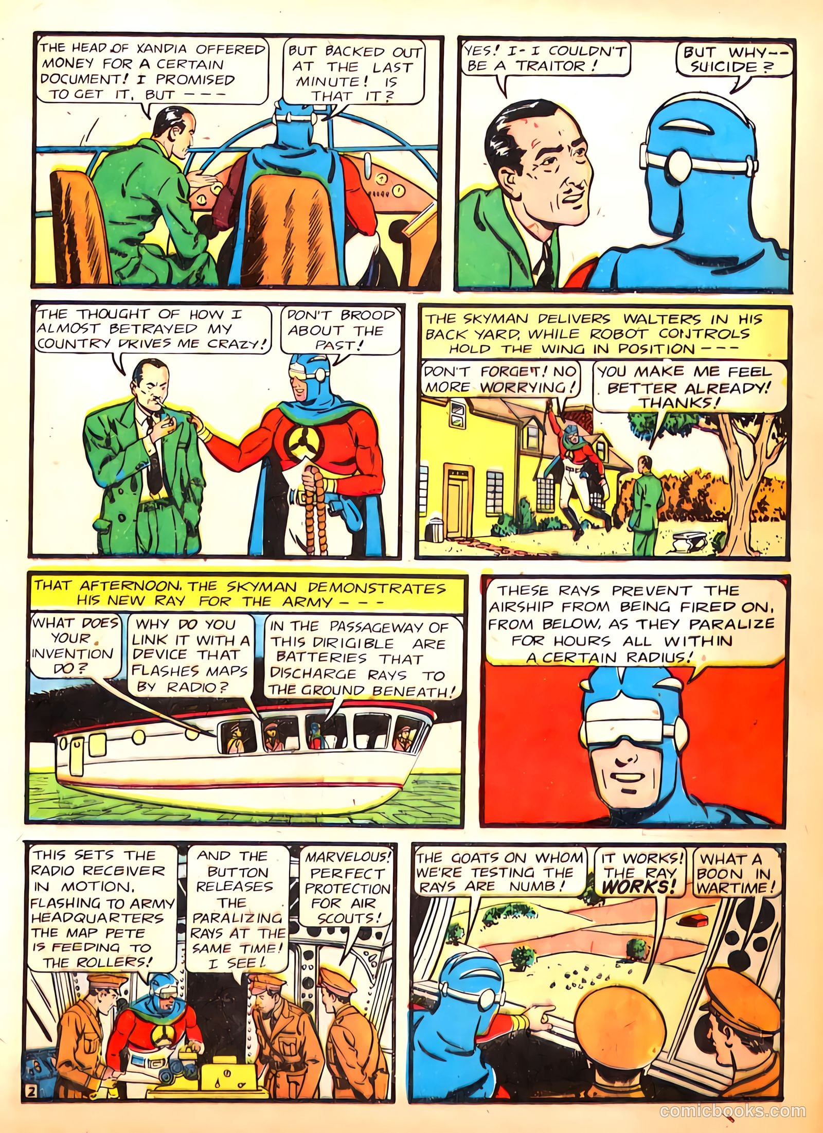 Skyman #1 (1941) — page 7 of 68