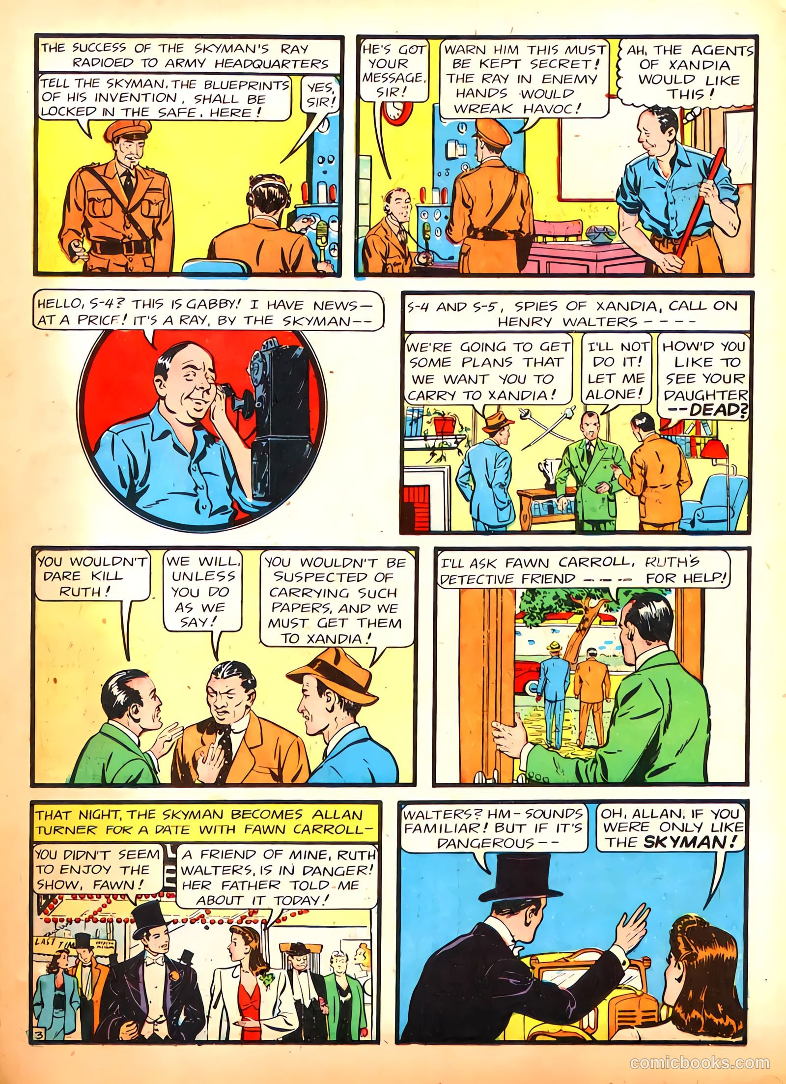 Skyman #1 (1941) — page 8 of 68