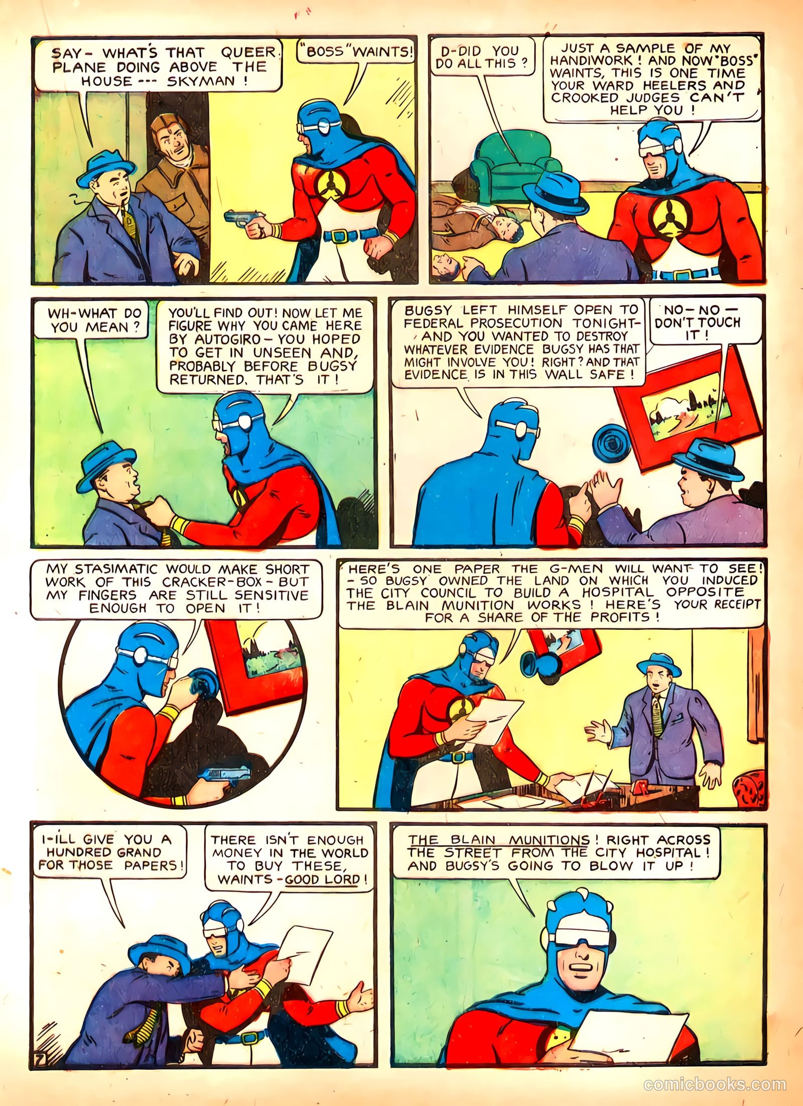 Skyman #1 (1941) — page 35 of 68