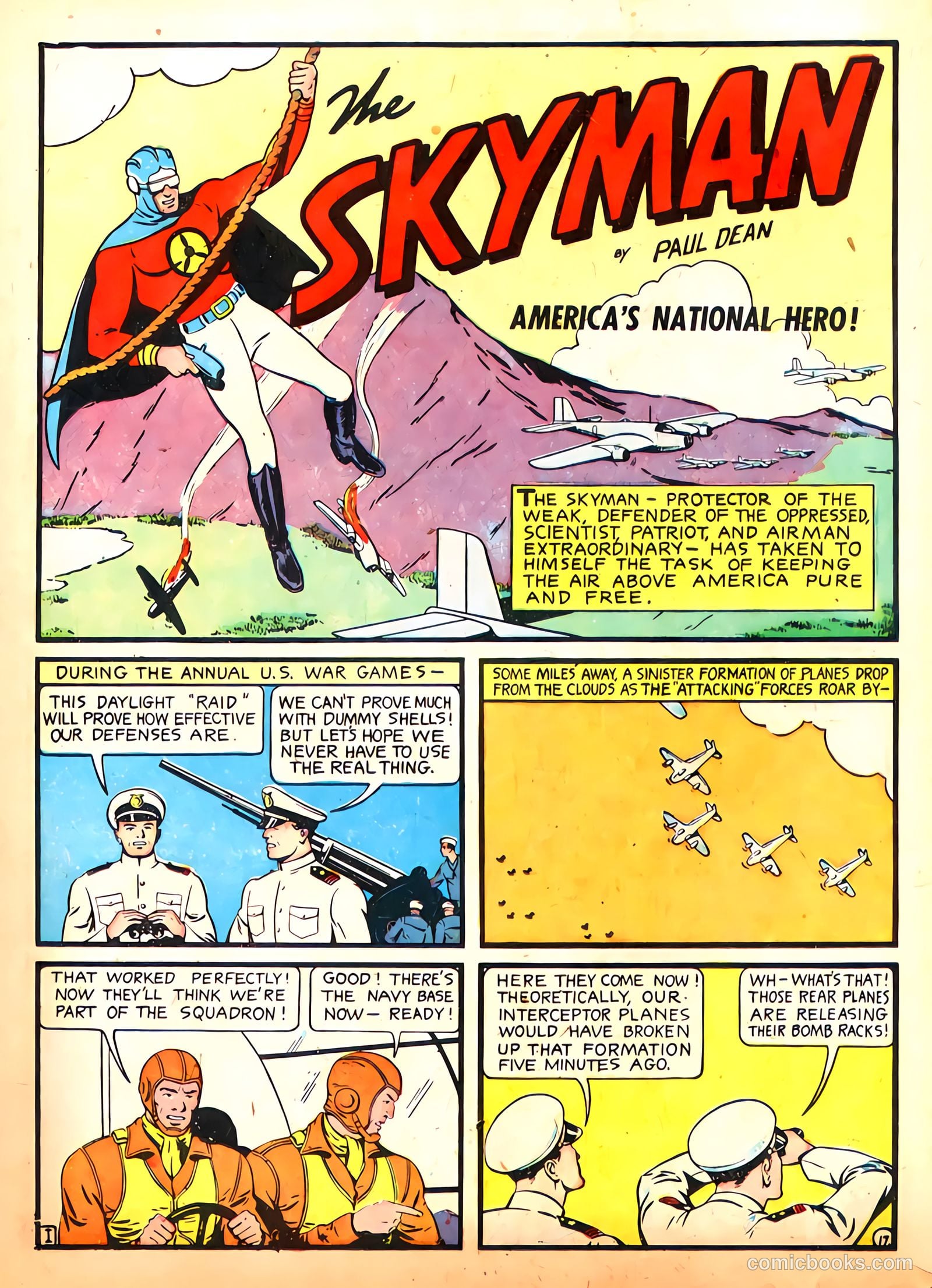 Skyman #1 (1941) — page 56 of 68