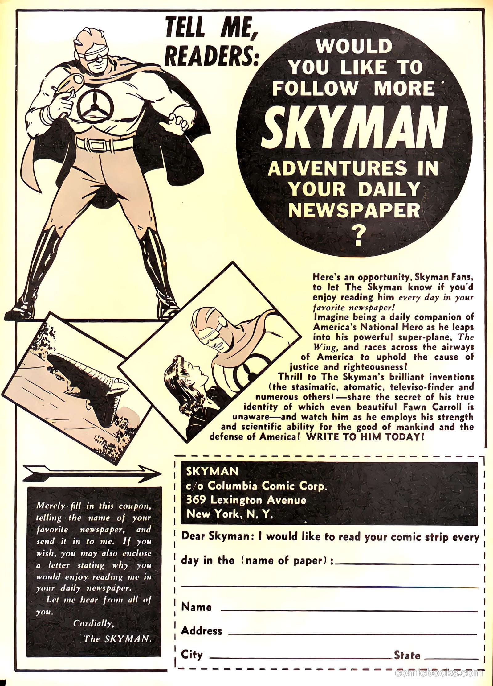 Skyman #1 (1941) — page 67 of 68