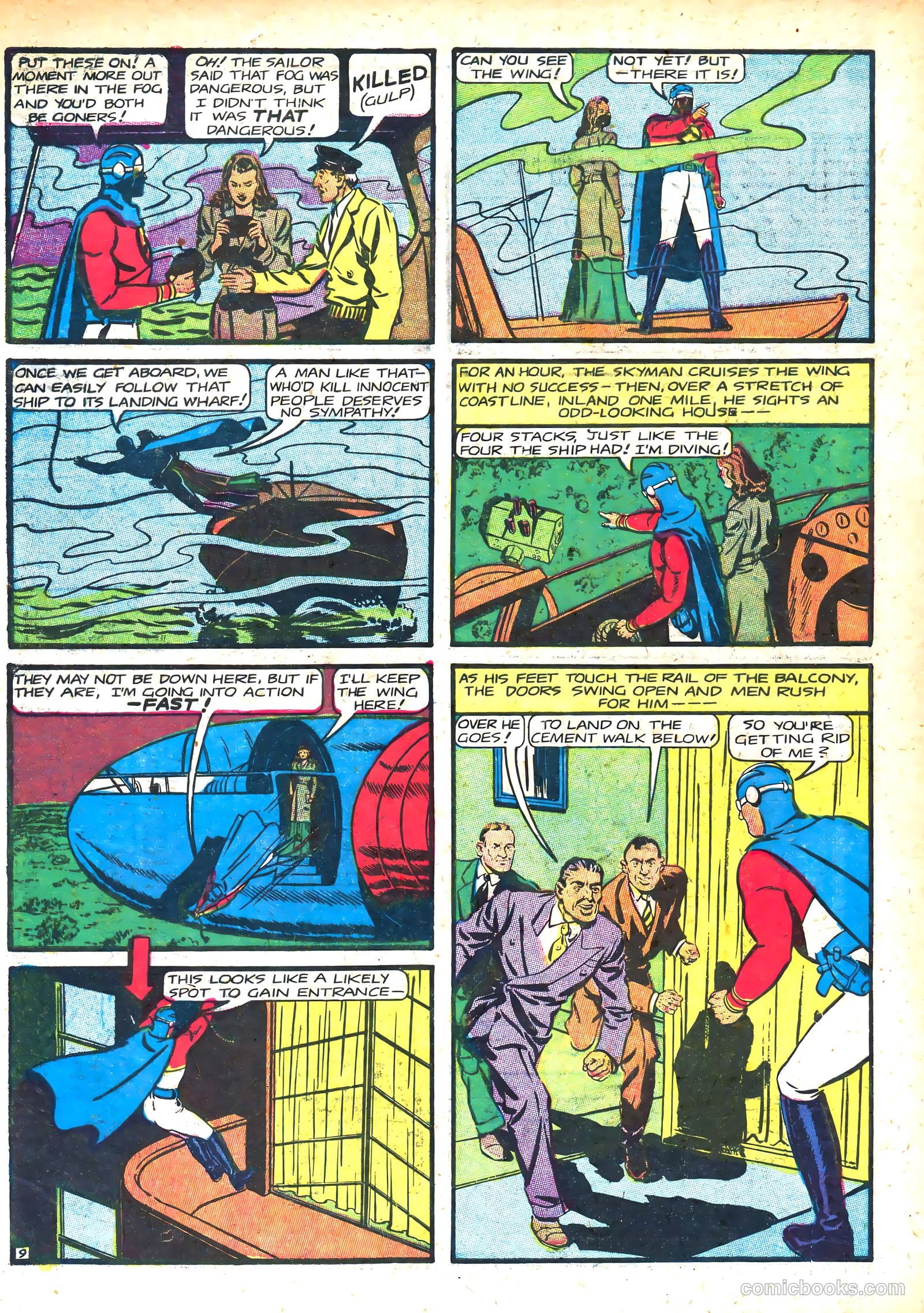 Skyman #2 (1942) — page 64 of 68