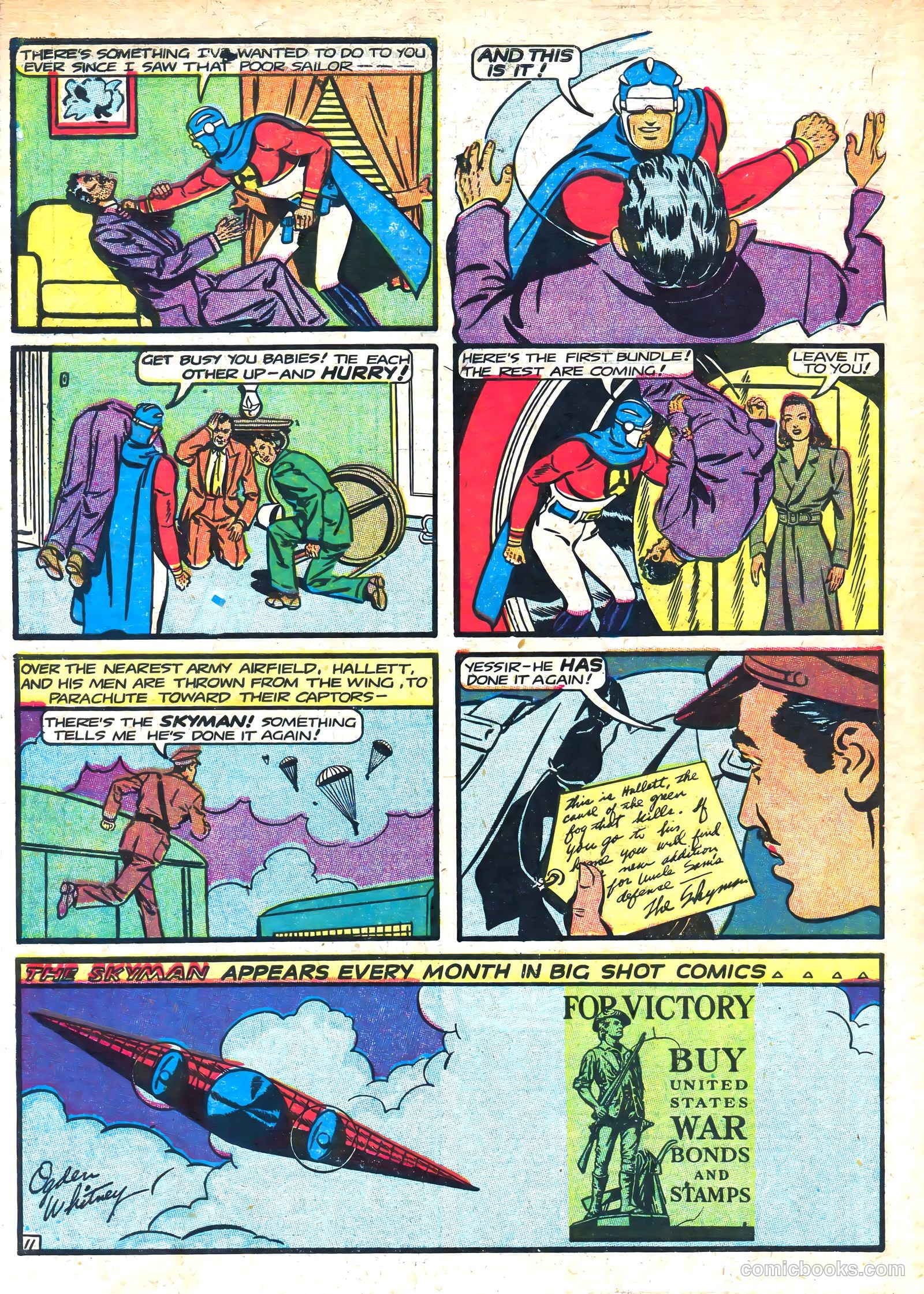 Skyman #2 (1942) — page 66 of 68