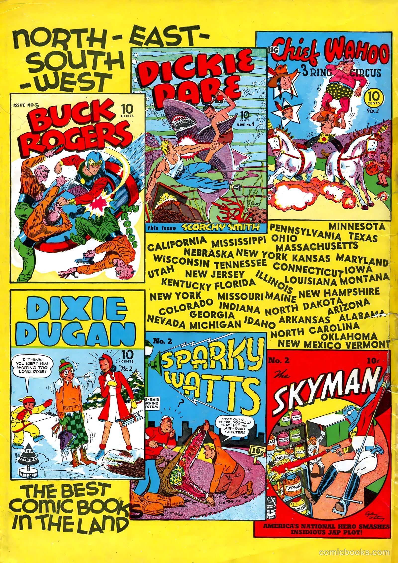 Skyman #2 (1942) — page 68 of 68