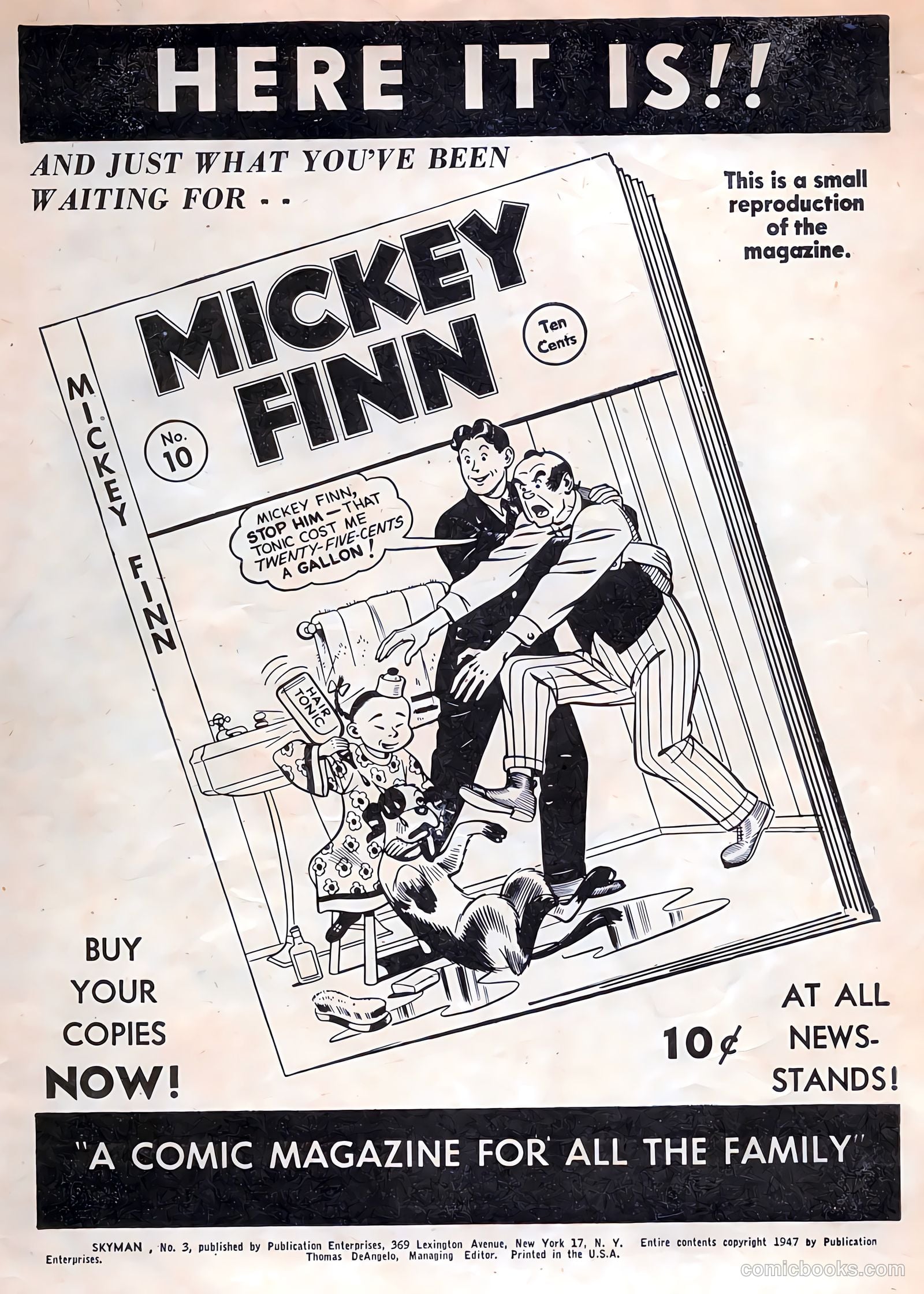 Skyman #3 (1947) — page 2 of 52