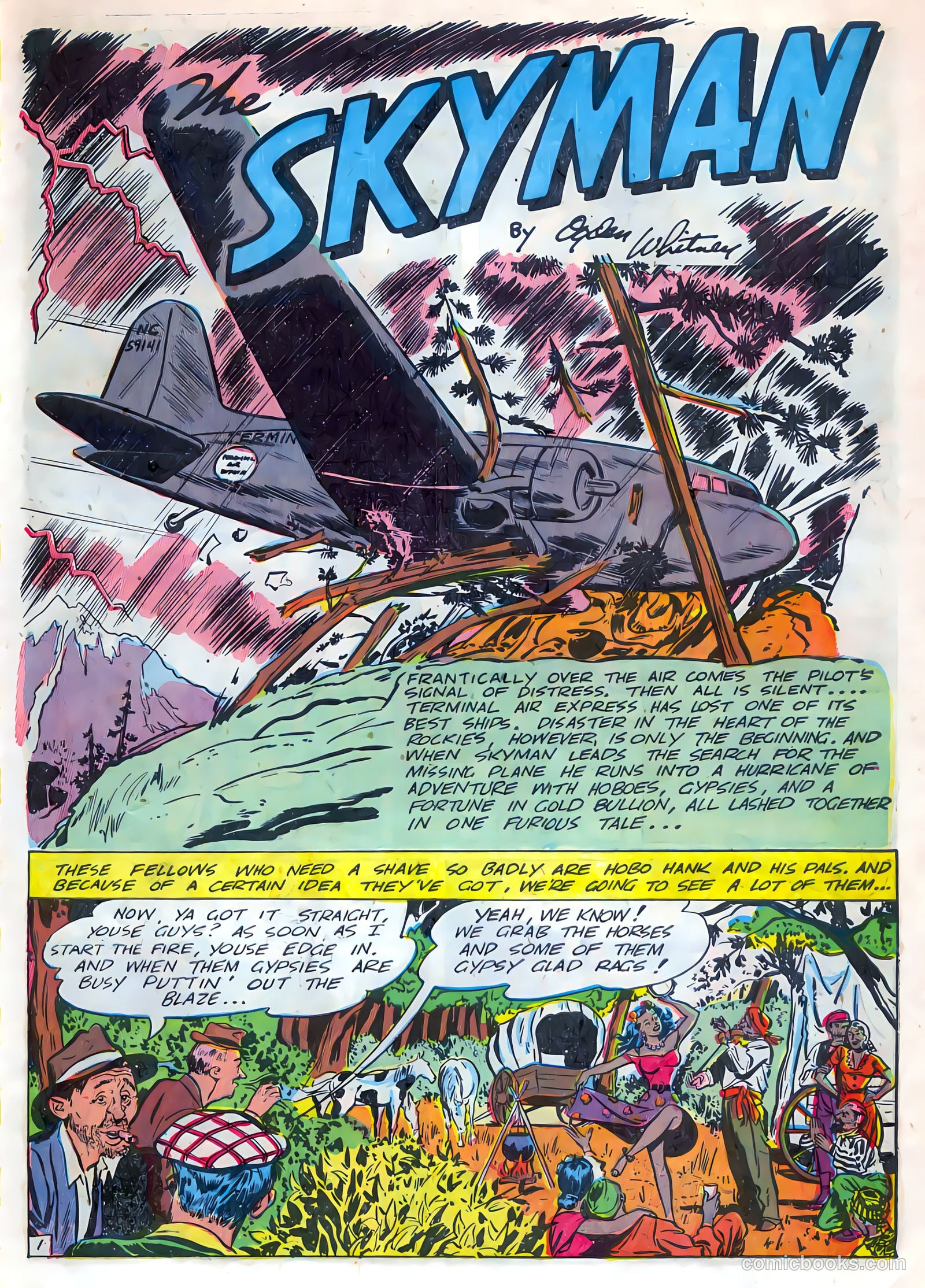 Skyman #3 (1947) — page 45 of 52