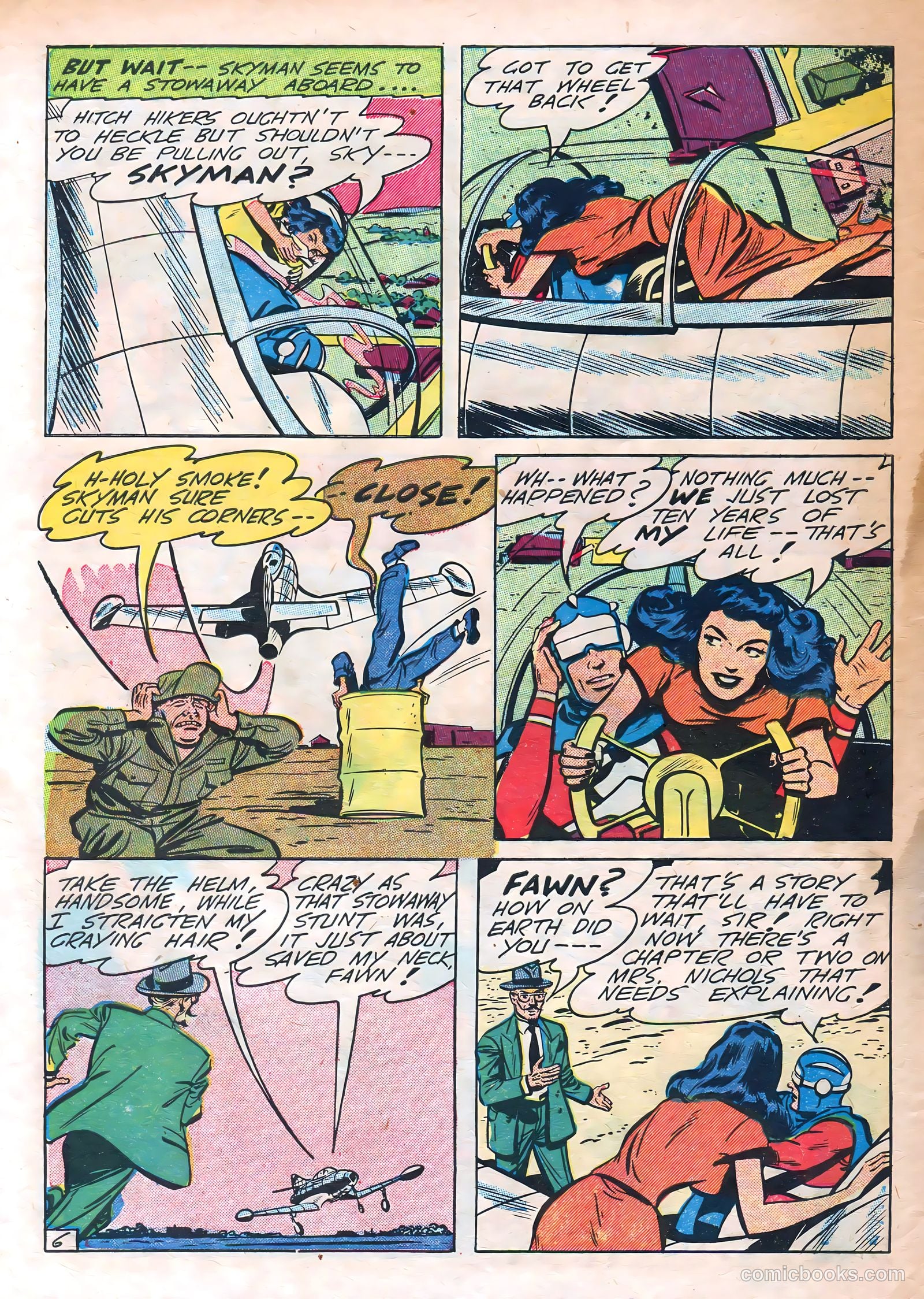 Skyman #4 (1948) — page 8 of 36