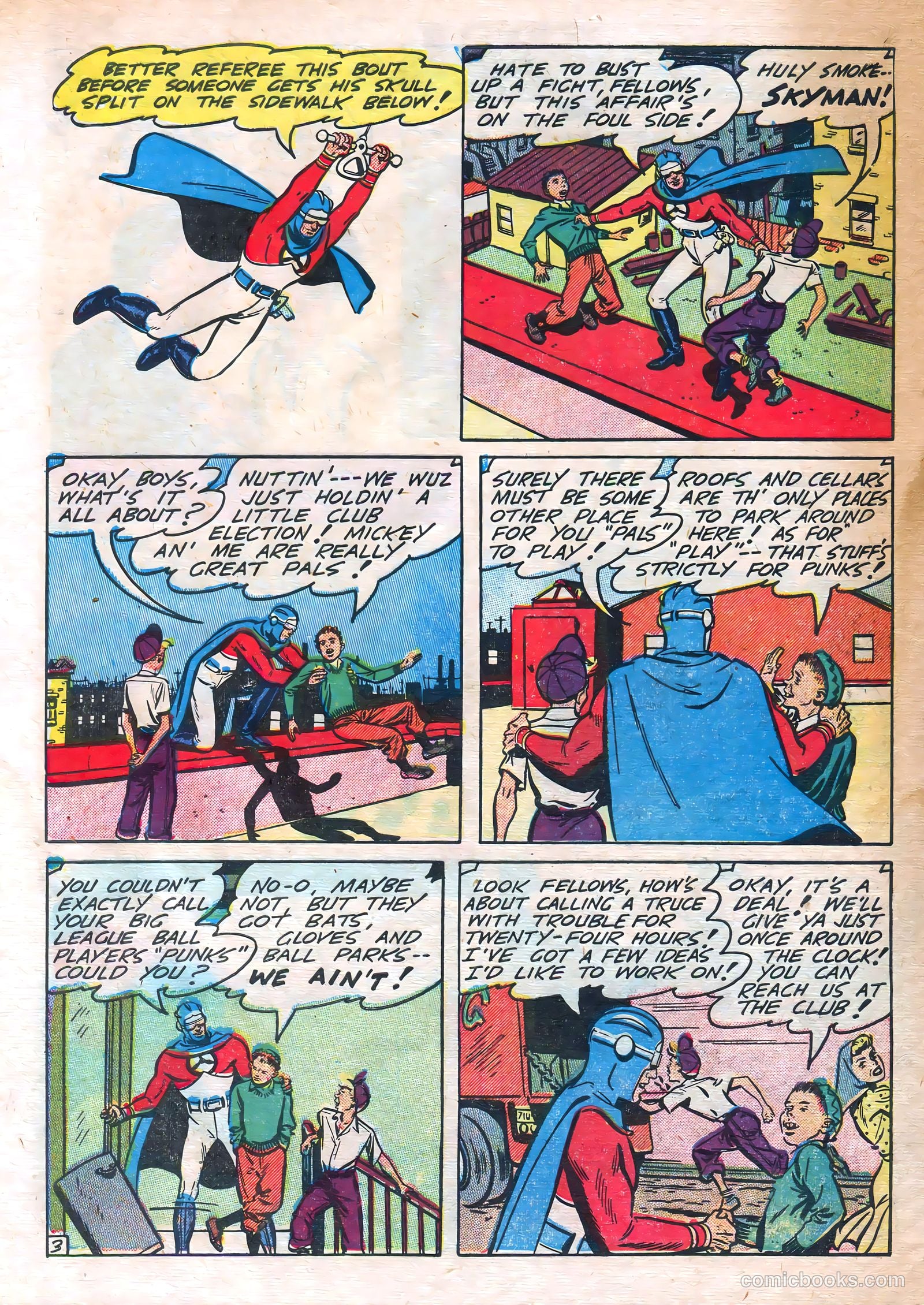 Skyman #4 (1948) — page 28 of 36