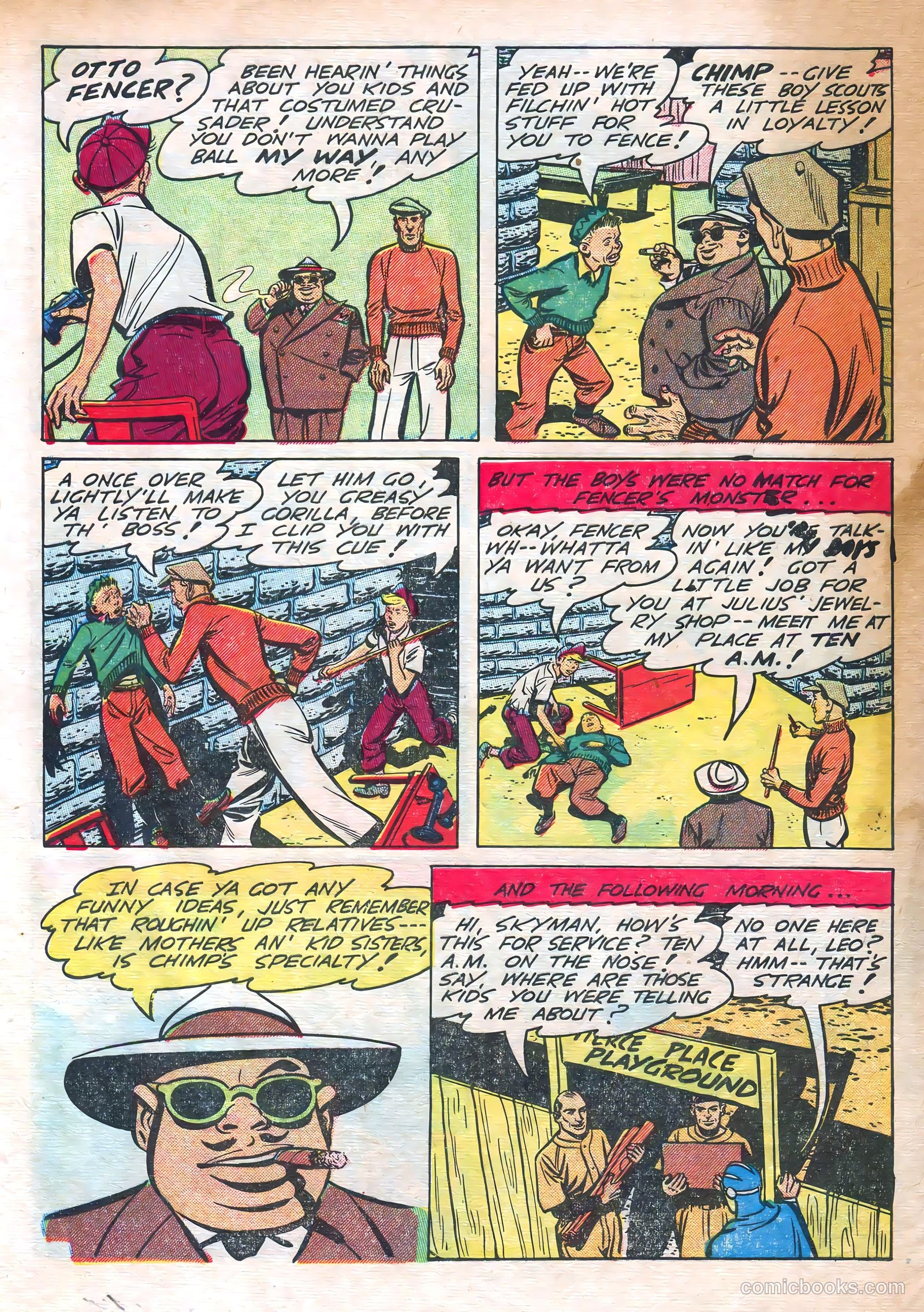 Skyman #4 (1948) — page 30 of 36
