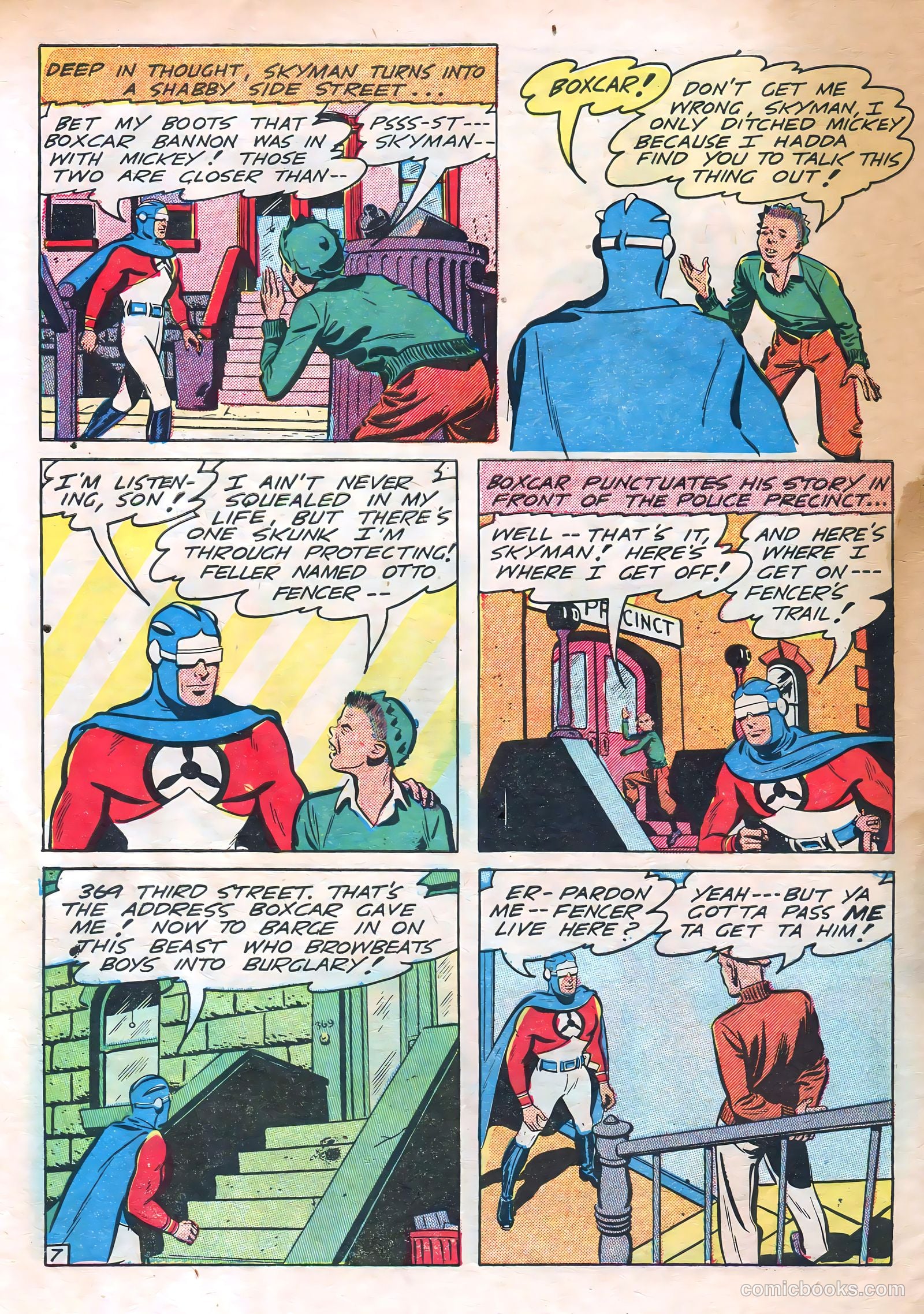 Skyman #4 (1948) — page 32 of 36