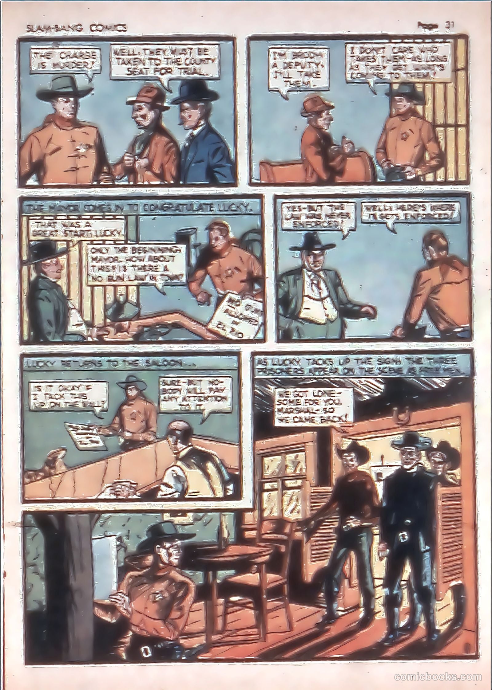 Slam-Bang Comics #1 (1940) — page 33 of 69