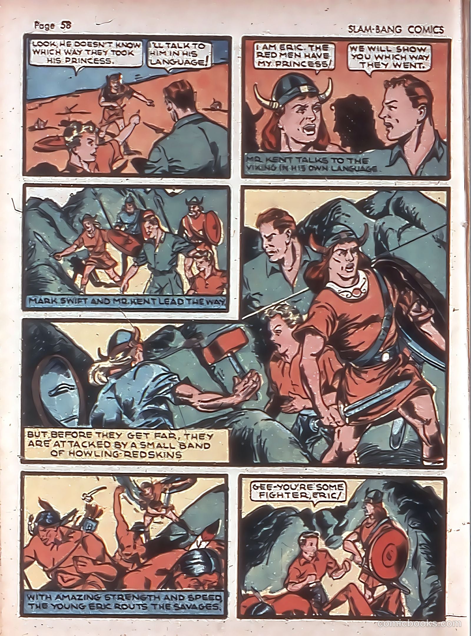 Slam-Bang Comics #1 (1940) — page 60 of 69