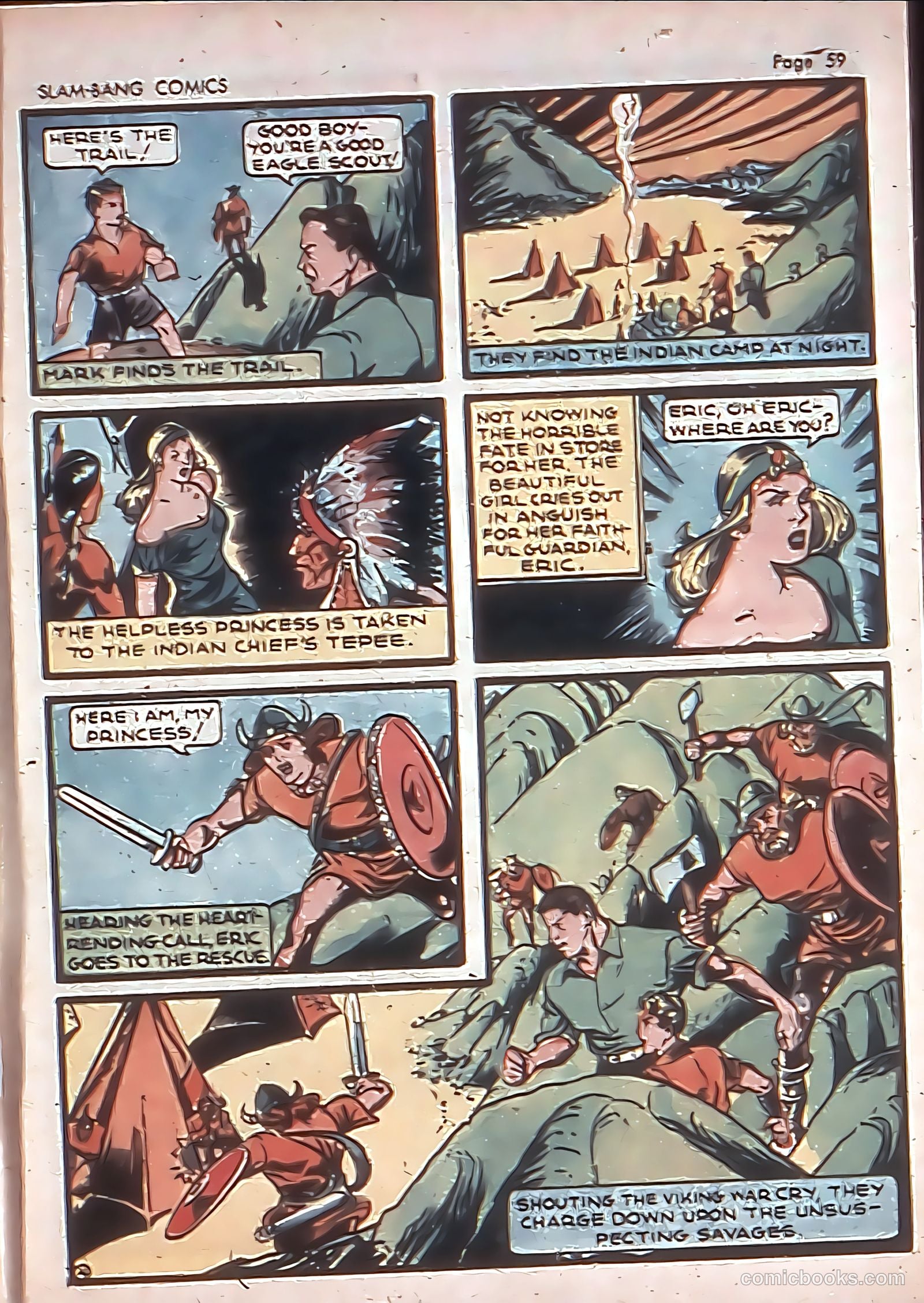 Slam-Bang Comics #1 (1940) — page 61 of 69