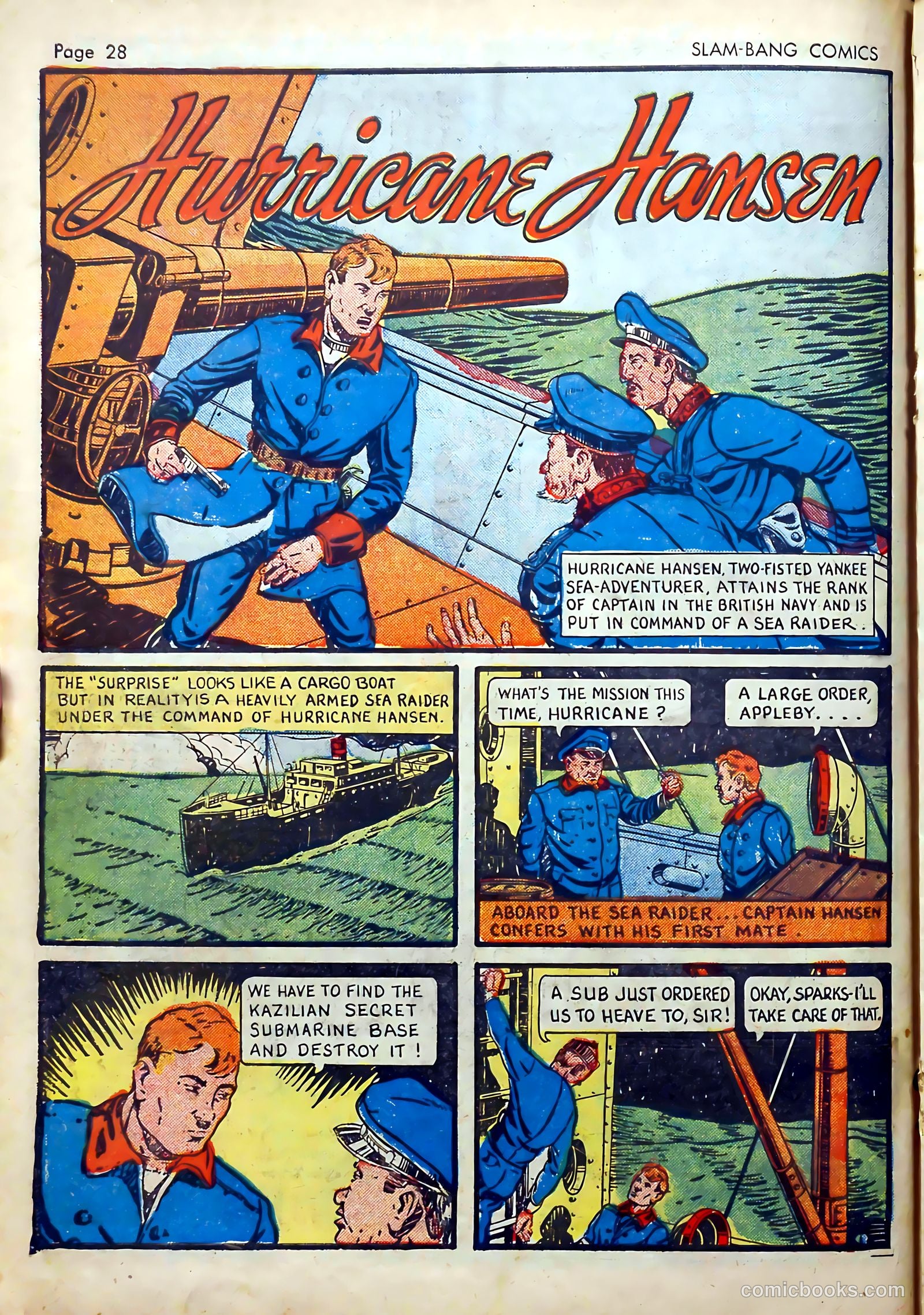 Slam-Bang Comics #2 (1940) — page 30 of 68