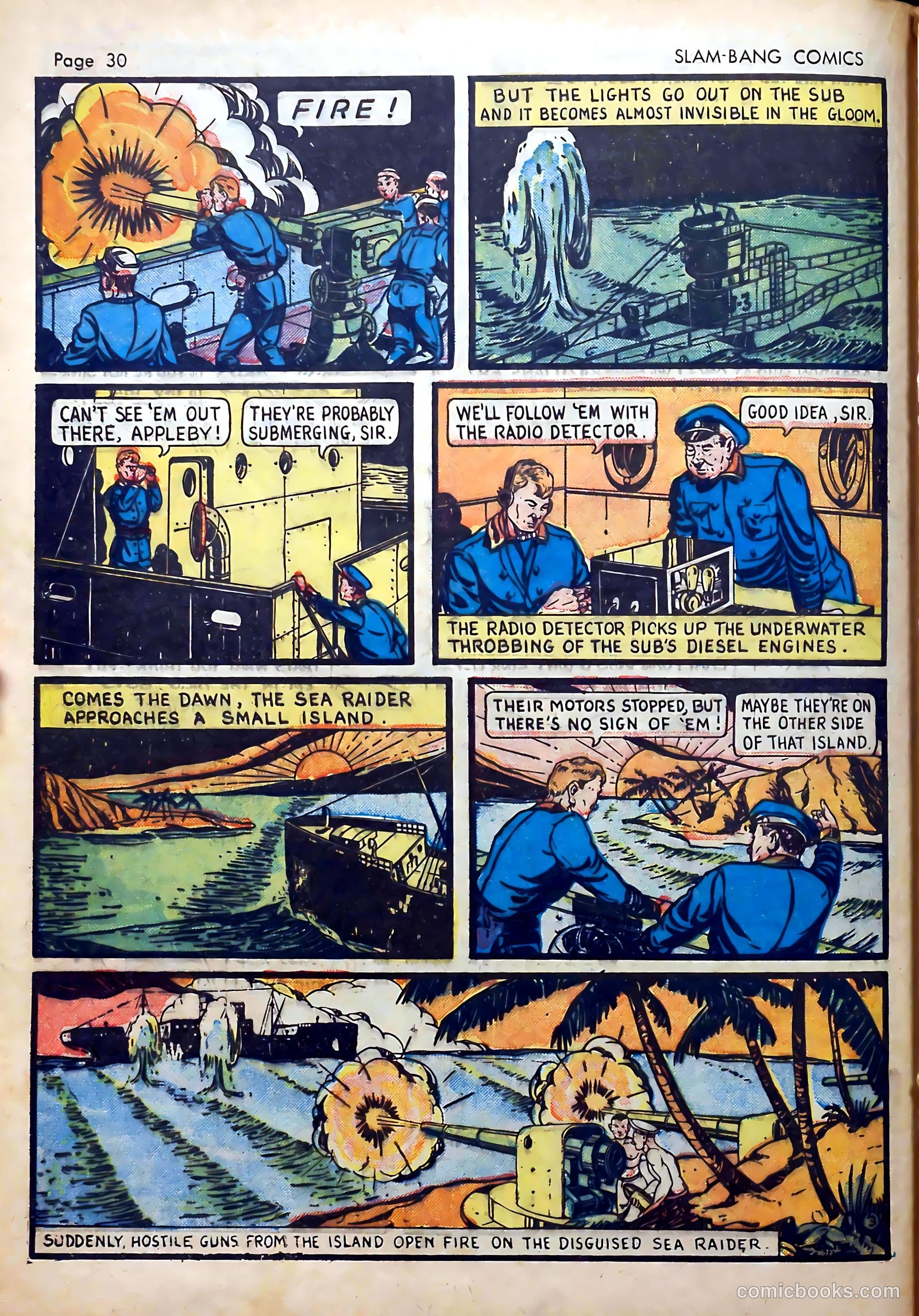 Slam-Bang Comics #2 (1940) — page 32 of 68