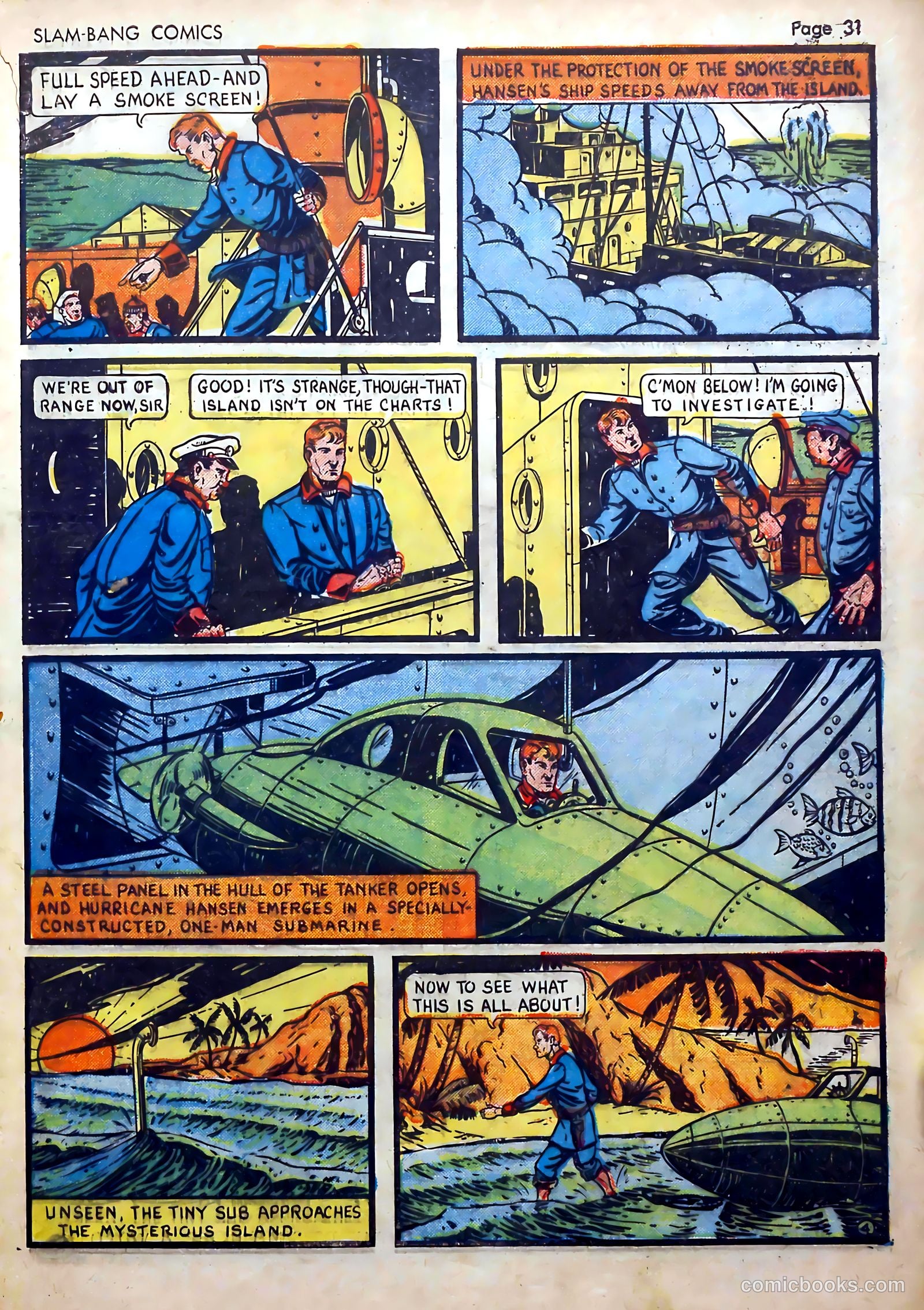 Slam-Bang Comics #2 (1940) — page 33 of 68