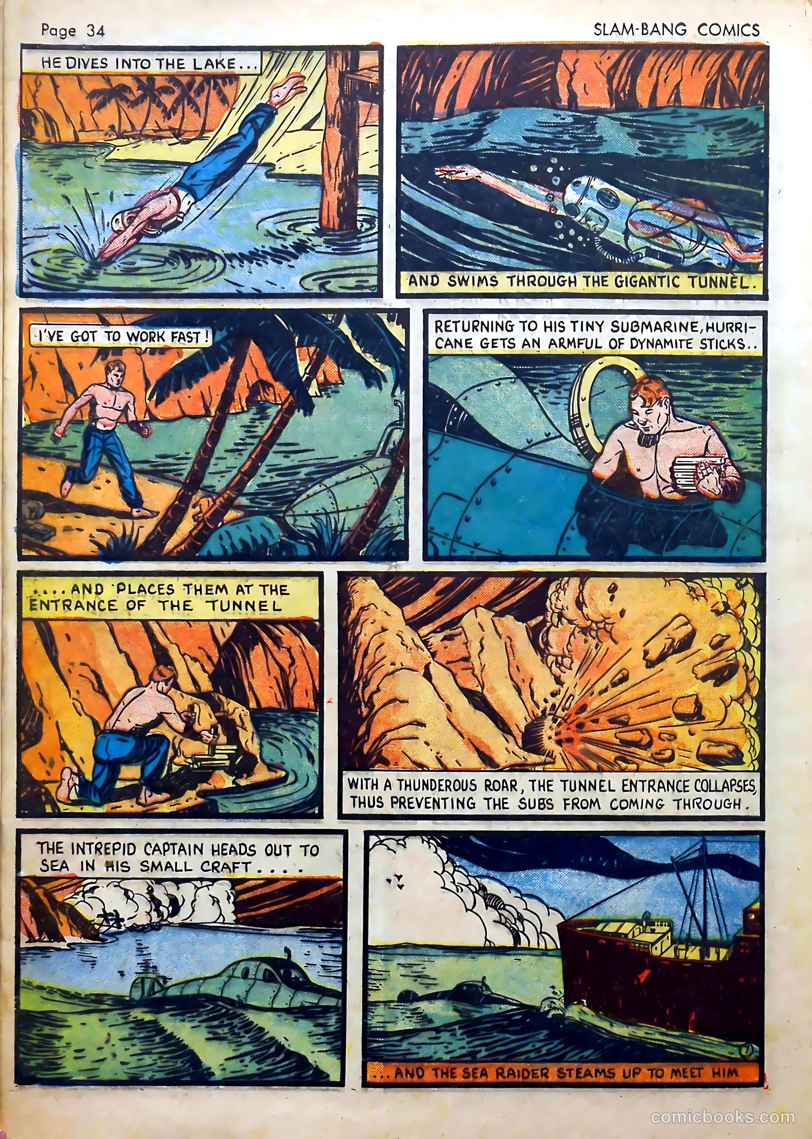 Slam-Bang Comics #2 (1940) — page 36 of 68