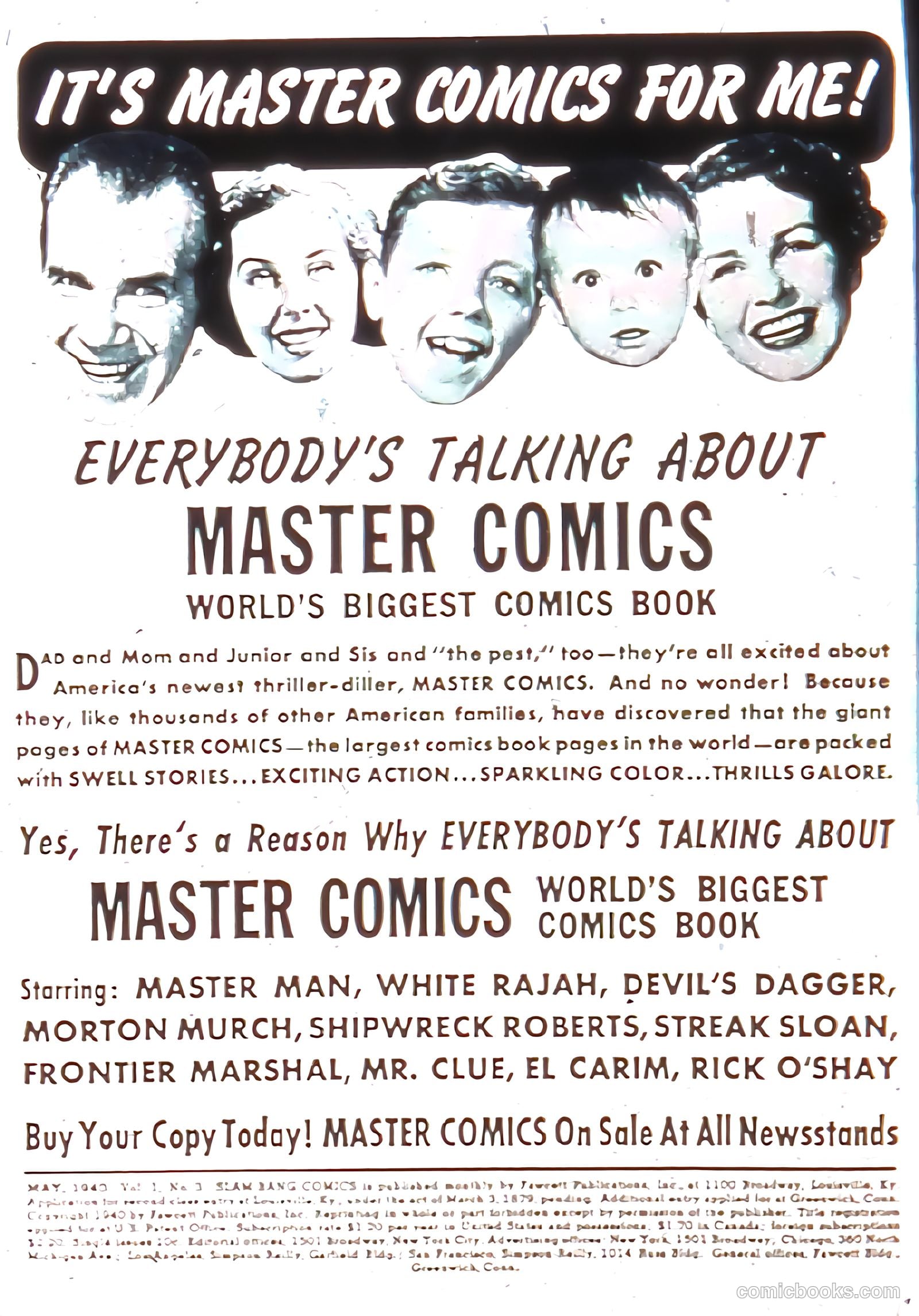 Slam-Bang Comics #3 (1940) — page 2 of 69