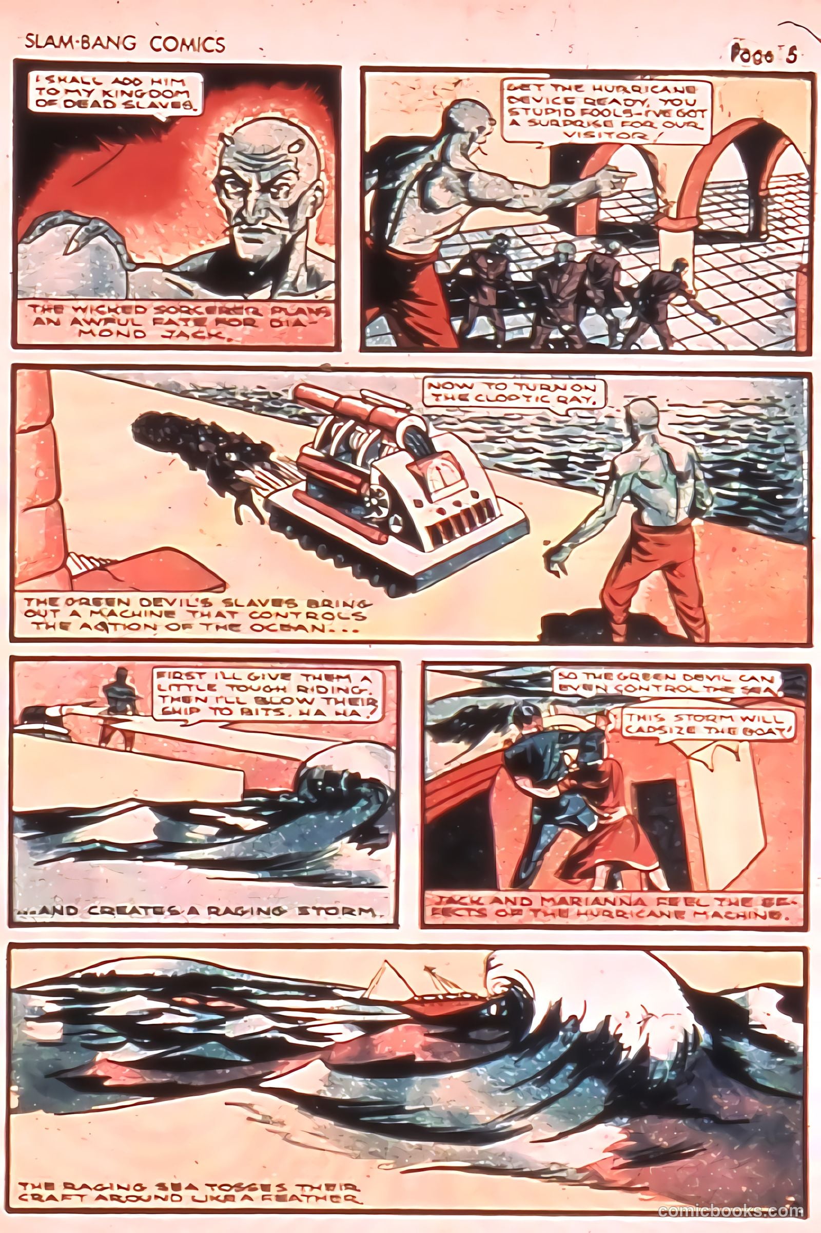 Slam-Bang Comics #3 (1940) — page 7 of 69