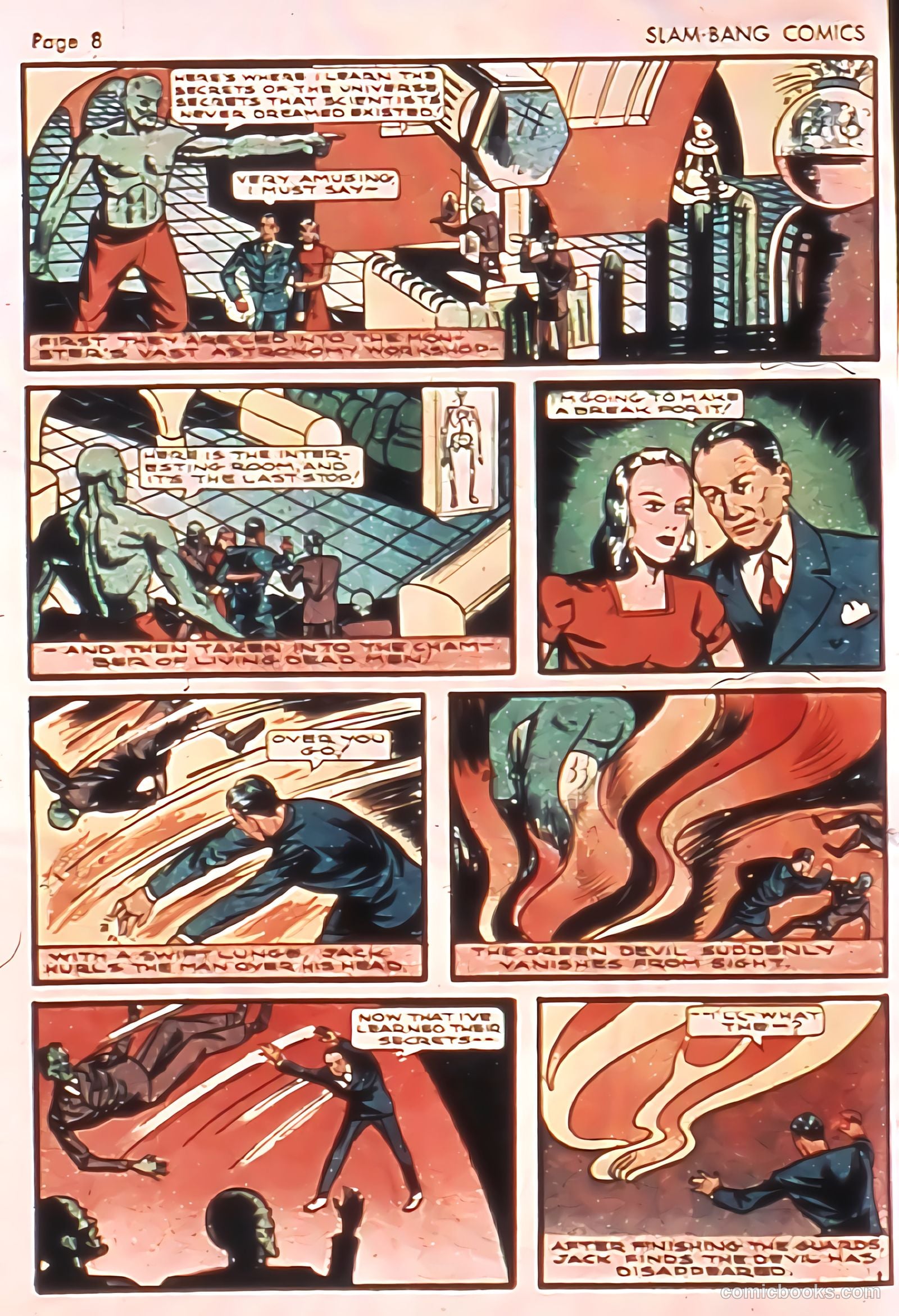 Slam-Bang Comics #3 (1940) — page 10 of 69