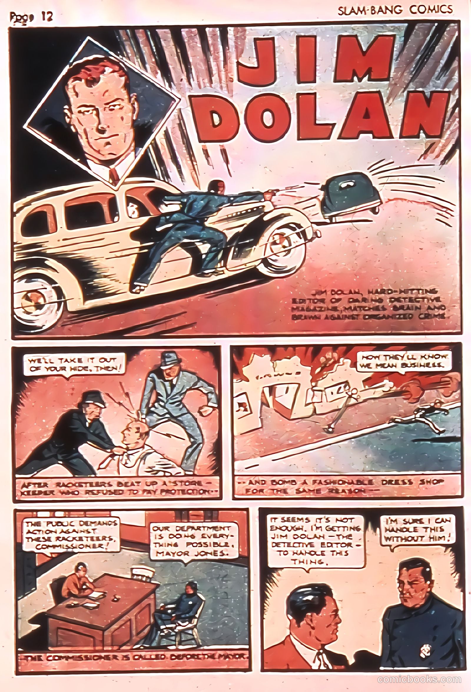 Slam-Bang Comics #3 (1940) — page 14 of 69