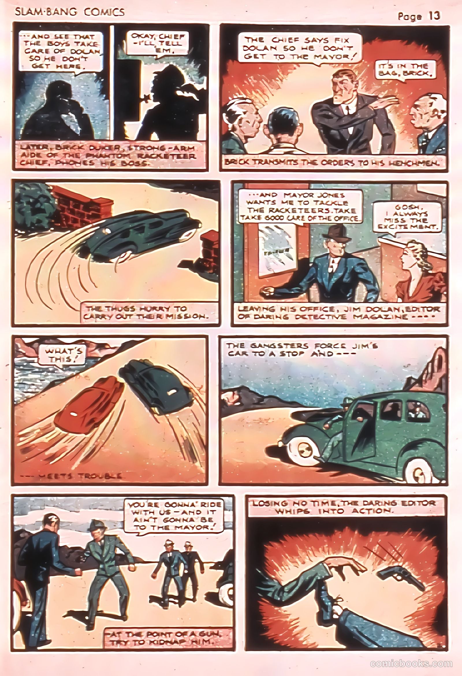 Slam-Bang Comics #3 (1940) — page 15 of 69