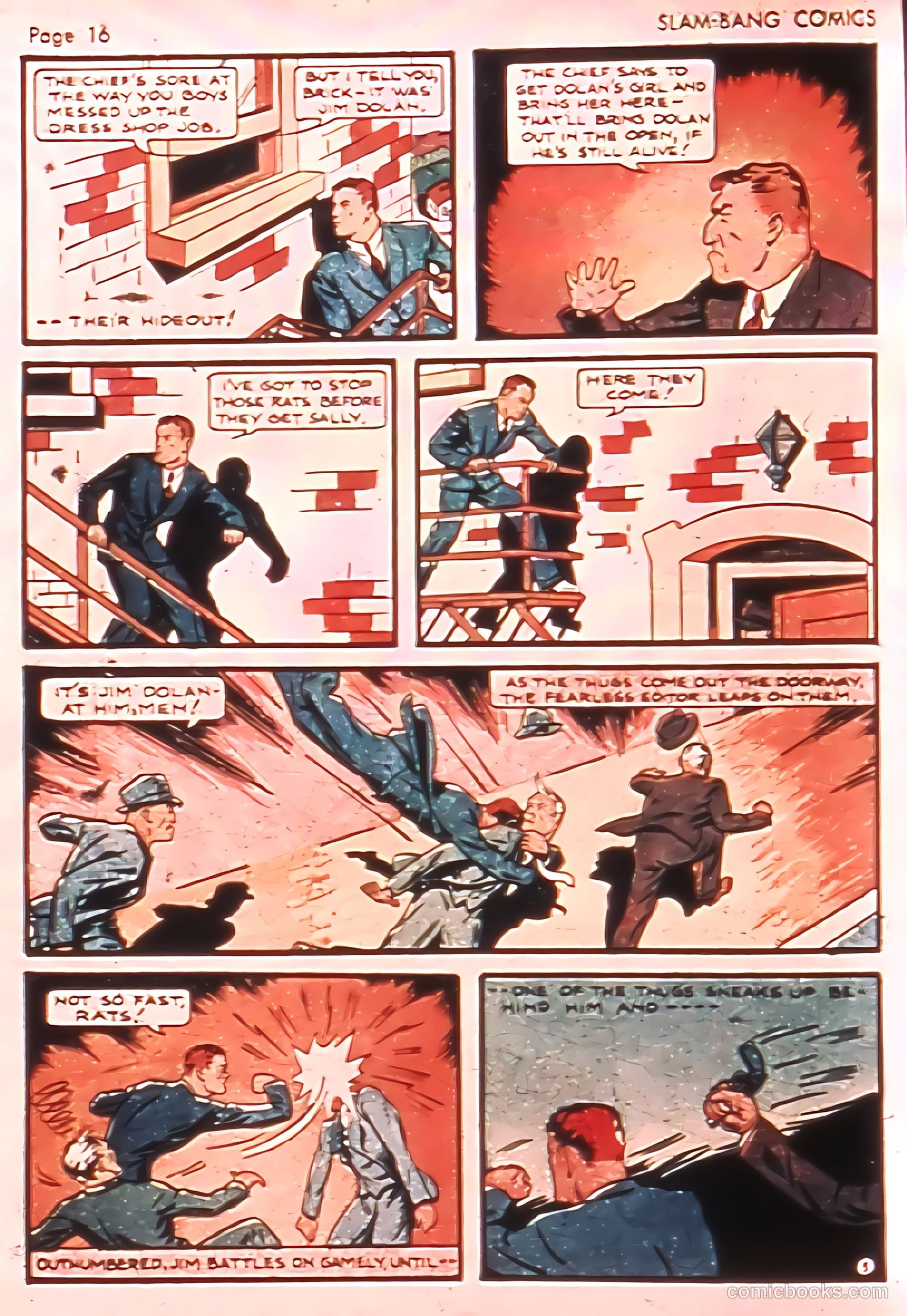 Slam-Bang Comics #3 (1940) — page 18 of 69