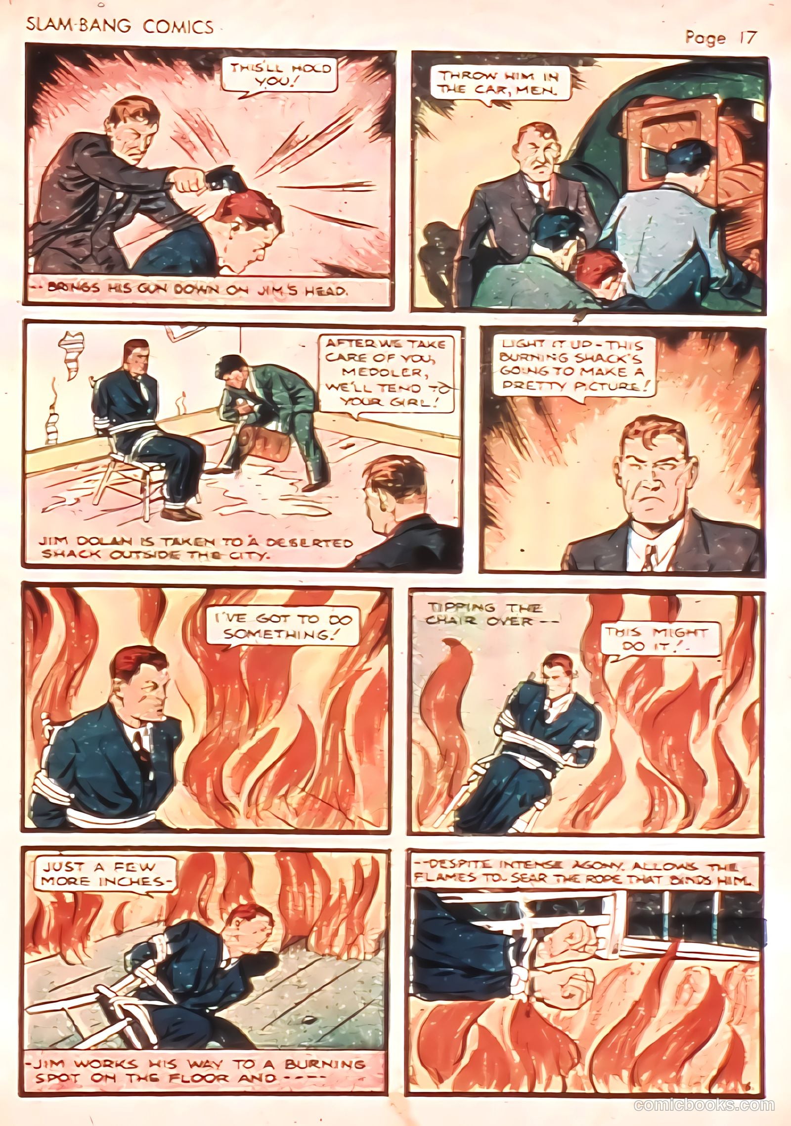 Slam-Bang Comics #3 (1940) — page 19 of 69